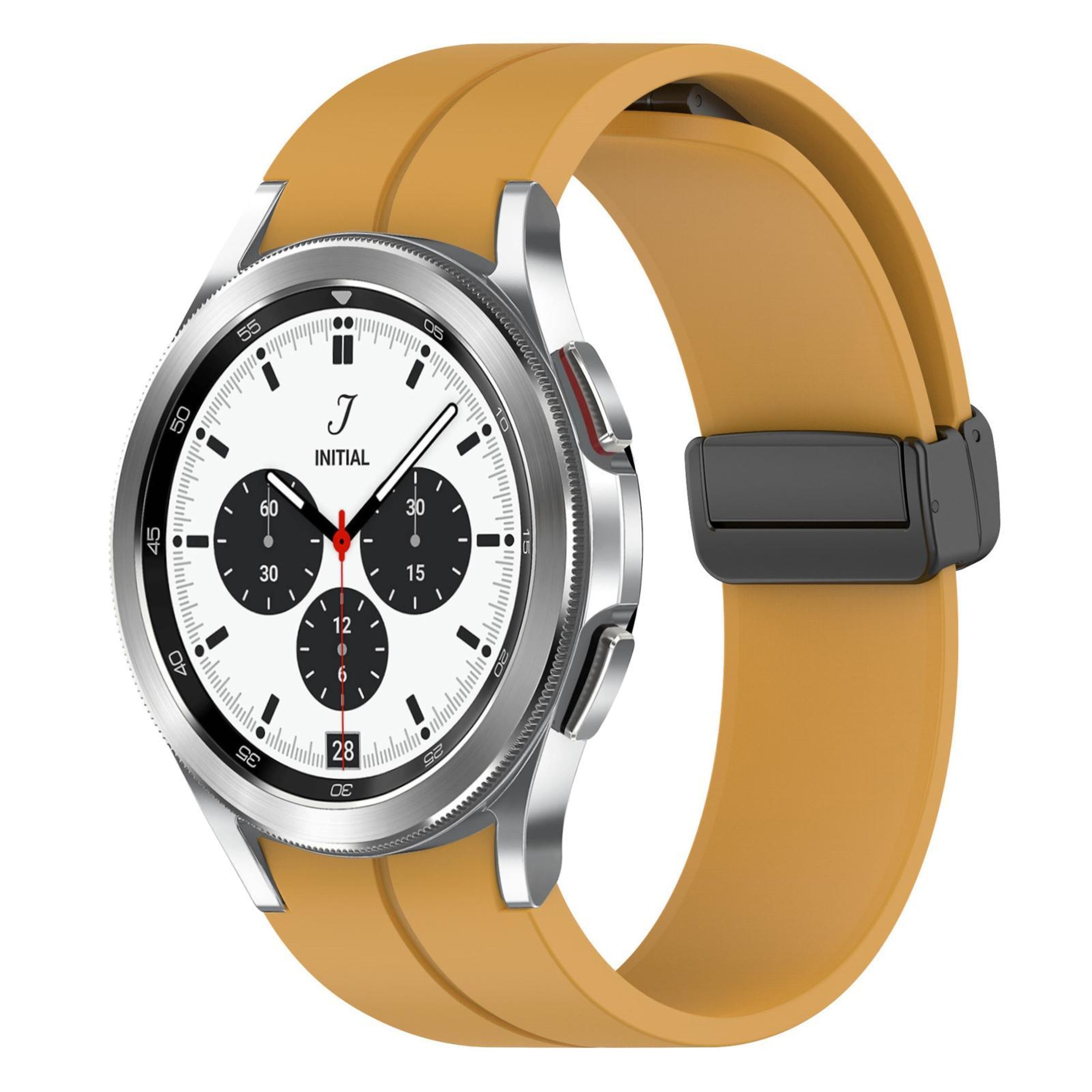 xDfind Samsung Galaxy Watch band Magnetic Buckle Silicone Watch Band for Watch7 FE 6 5 4 – view 23