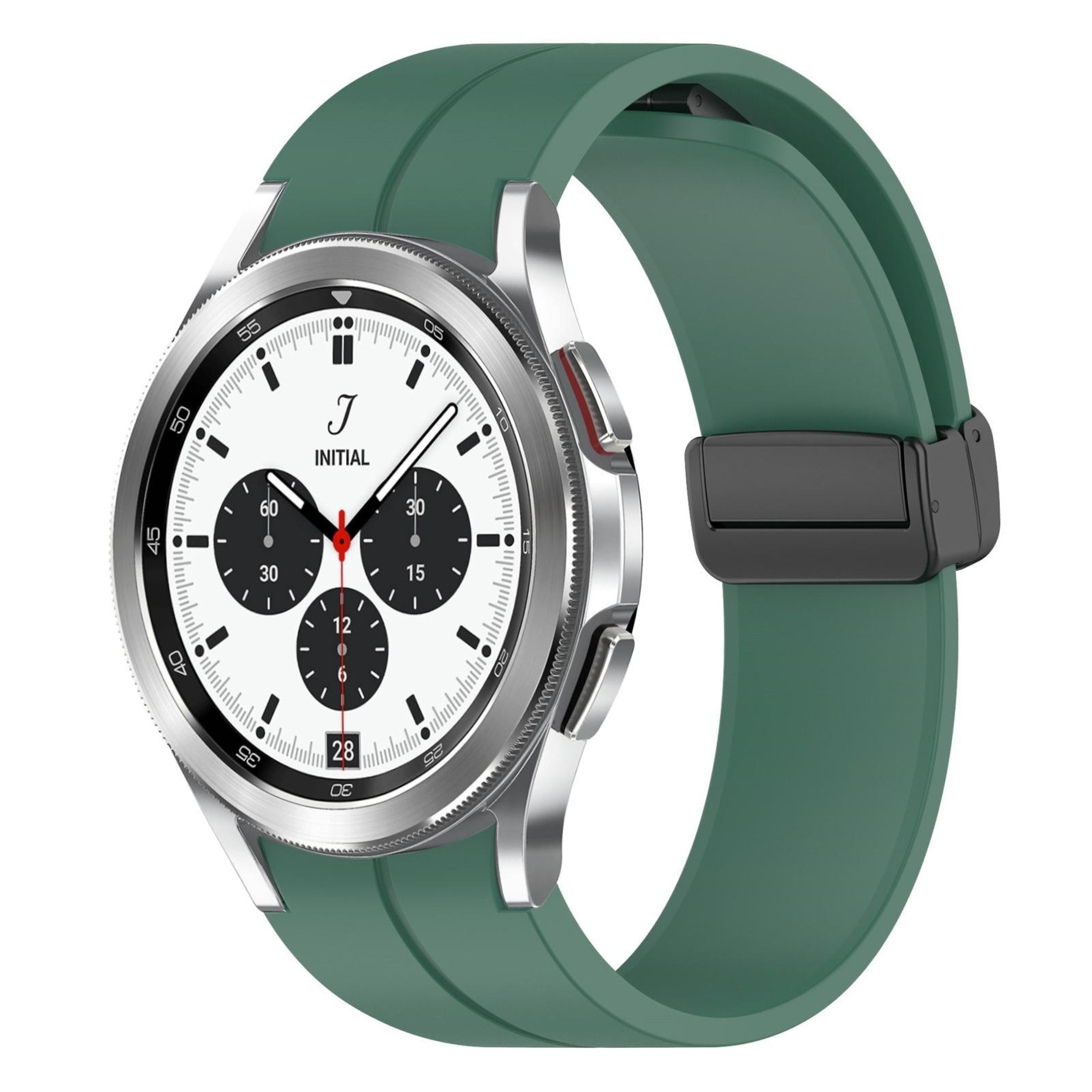xDfind Samsung Galaxy Watch band Magnetic Buckle Silicone Watch Band for Watch7 FE 6 5 4 – view 26