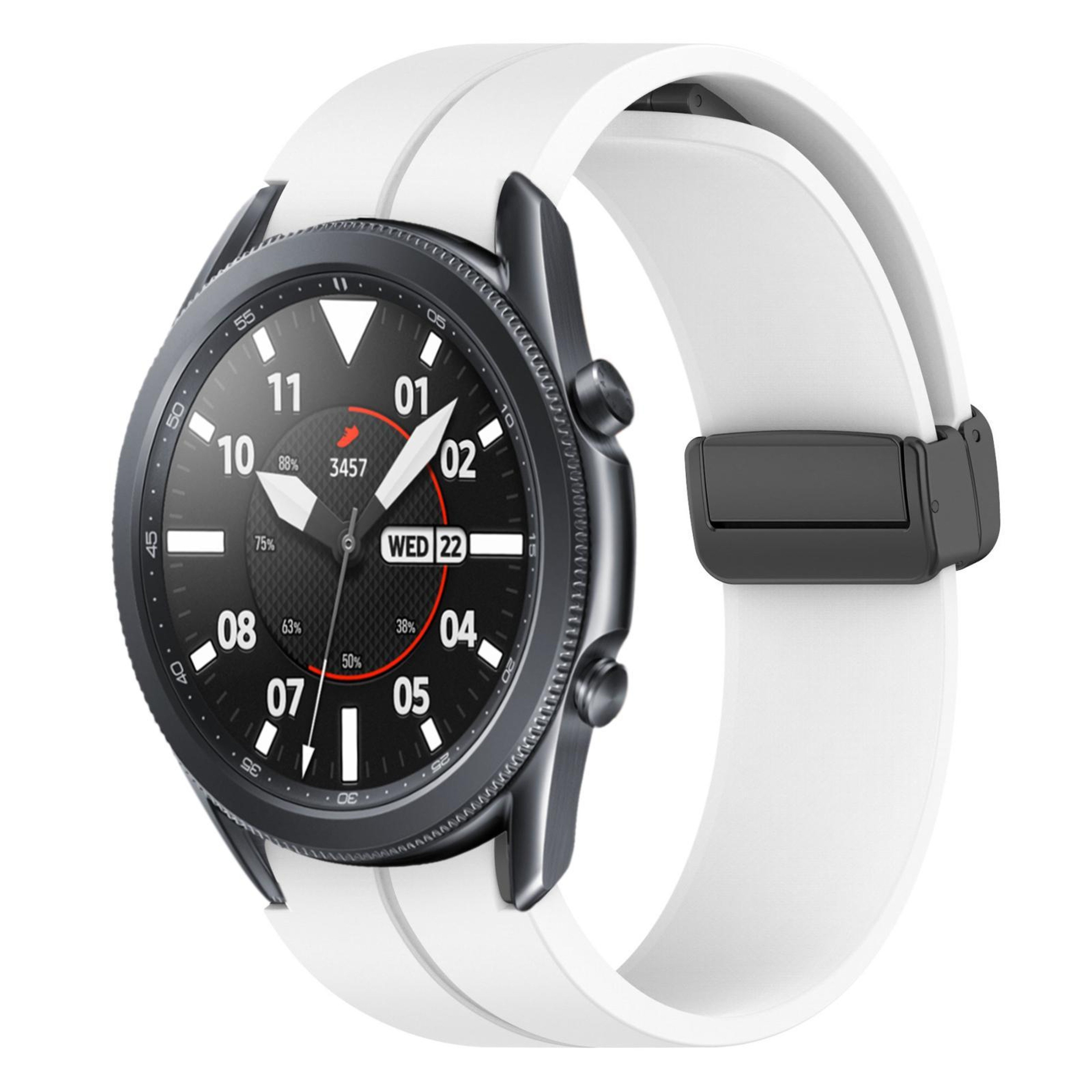 xDfind Samsung Galaxy Watch band Magnetic Buckle Silicone Watch Band for Watch7 FE 6 5 4 – view 27