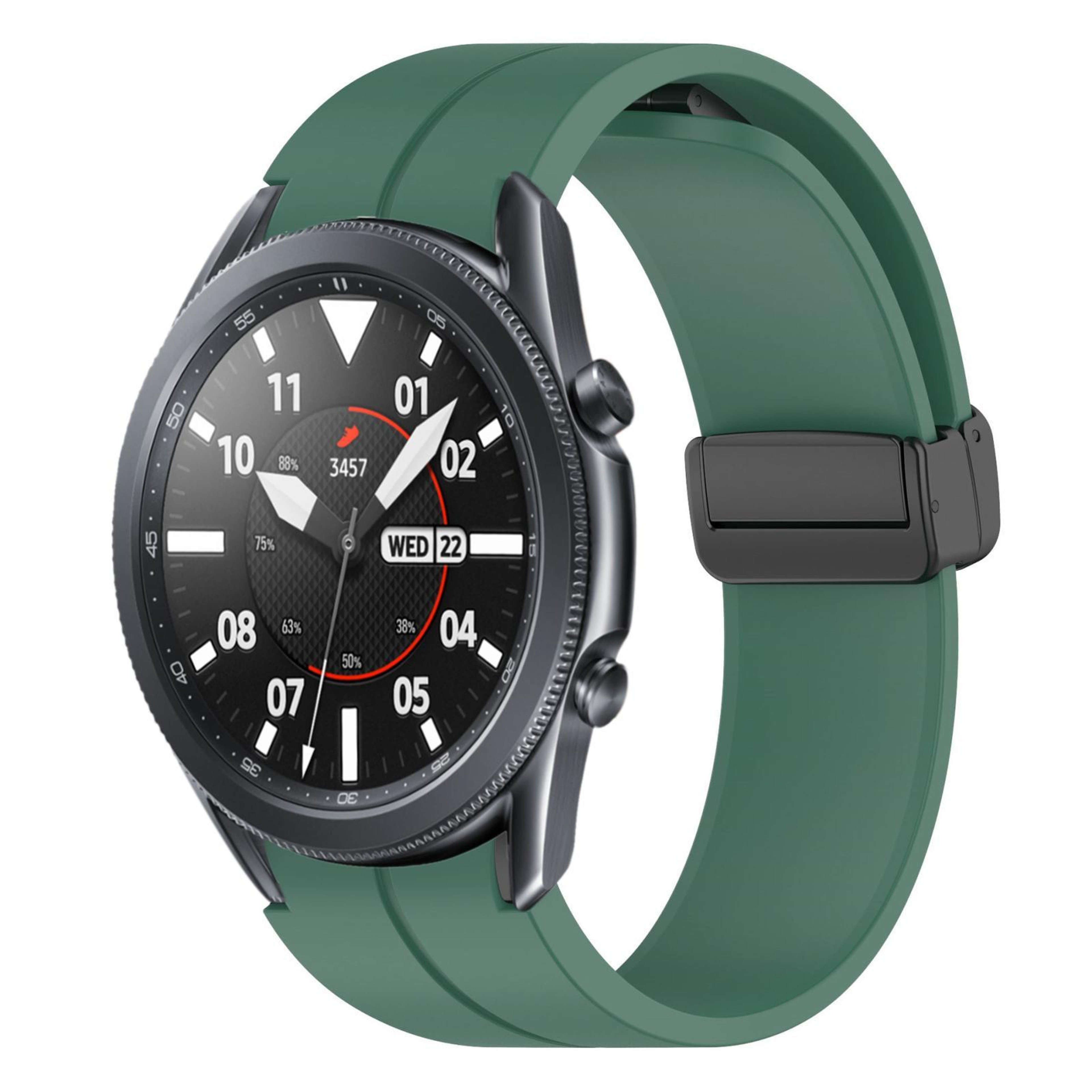 xDfind Samsung Galaxy Watch band Magnetic Buckle Silicone Watch Band for Watch7 FE 6 5 4 – view 37