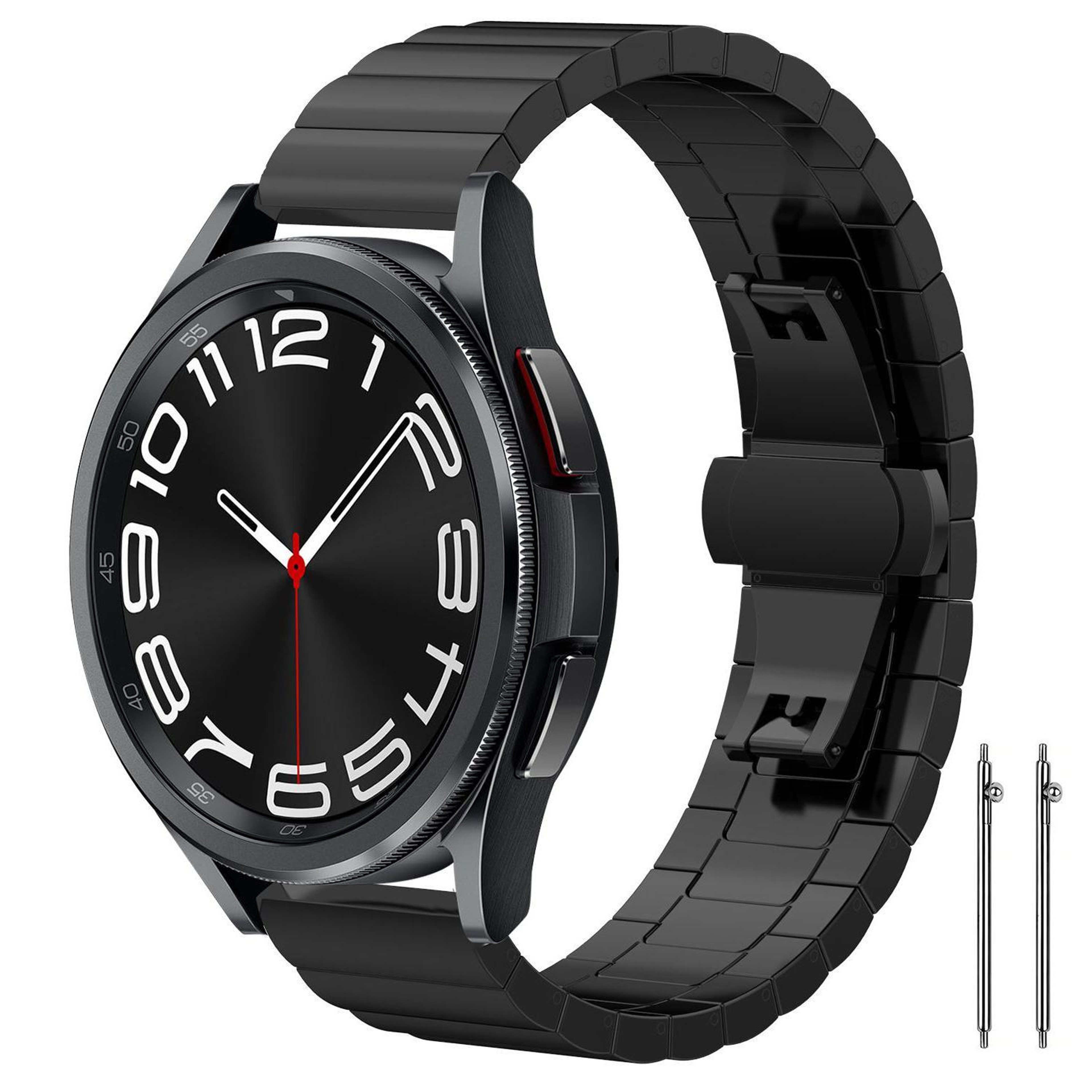 Stainless Steel Watch Band Bamboo Link Replacement Strap For Smartwatches 0