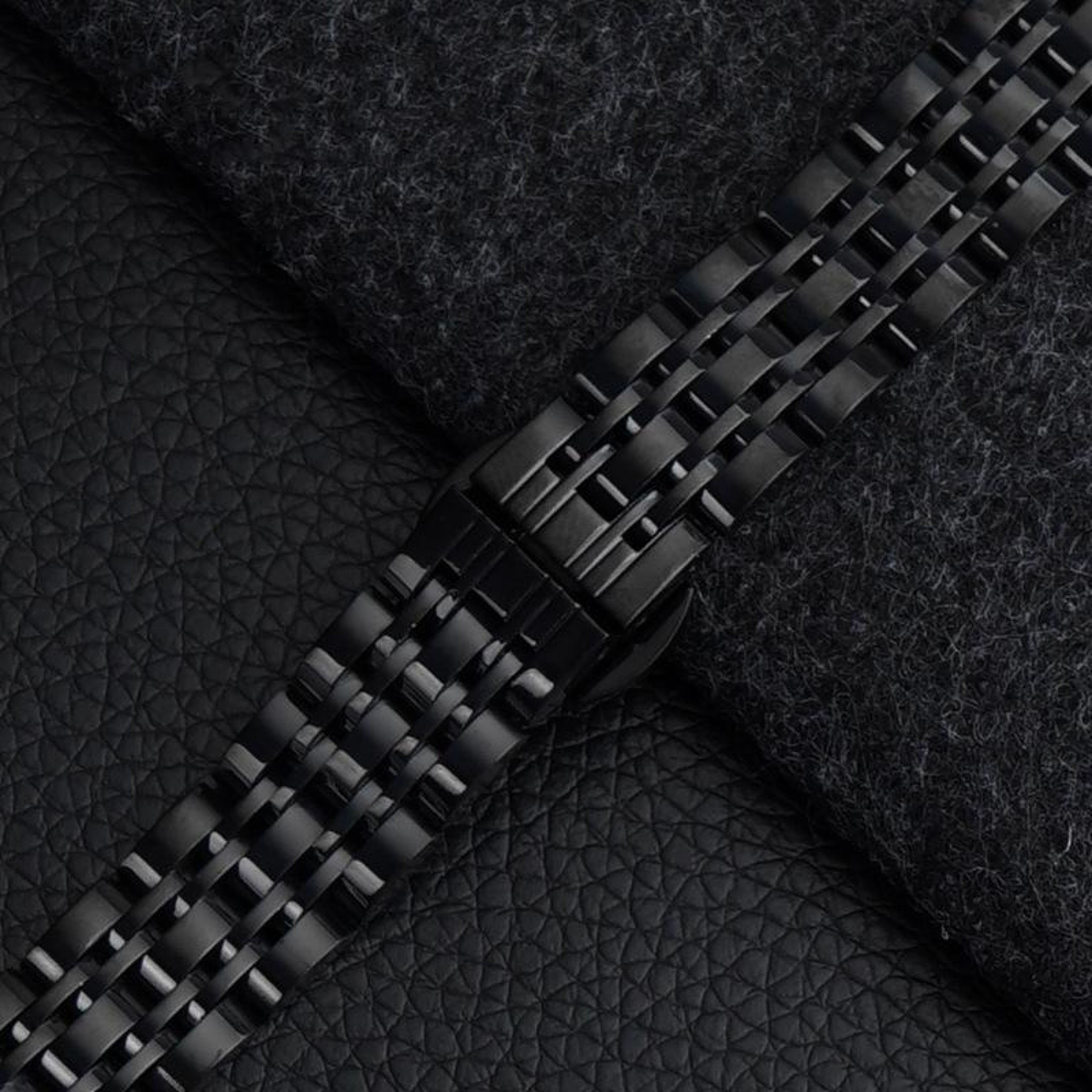 Stainless Steel Watch Band Seven Bead Quick Release Replacement Strap – view 4