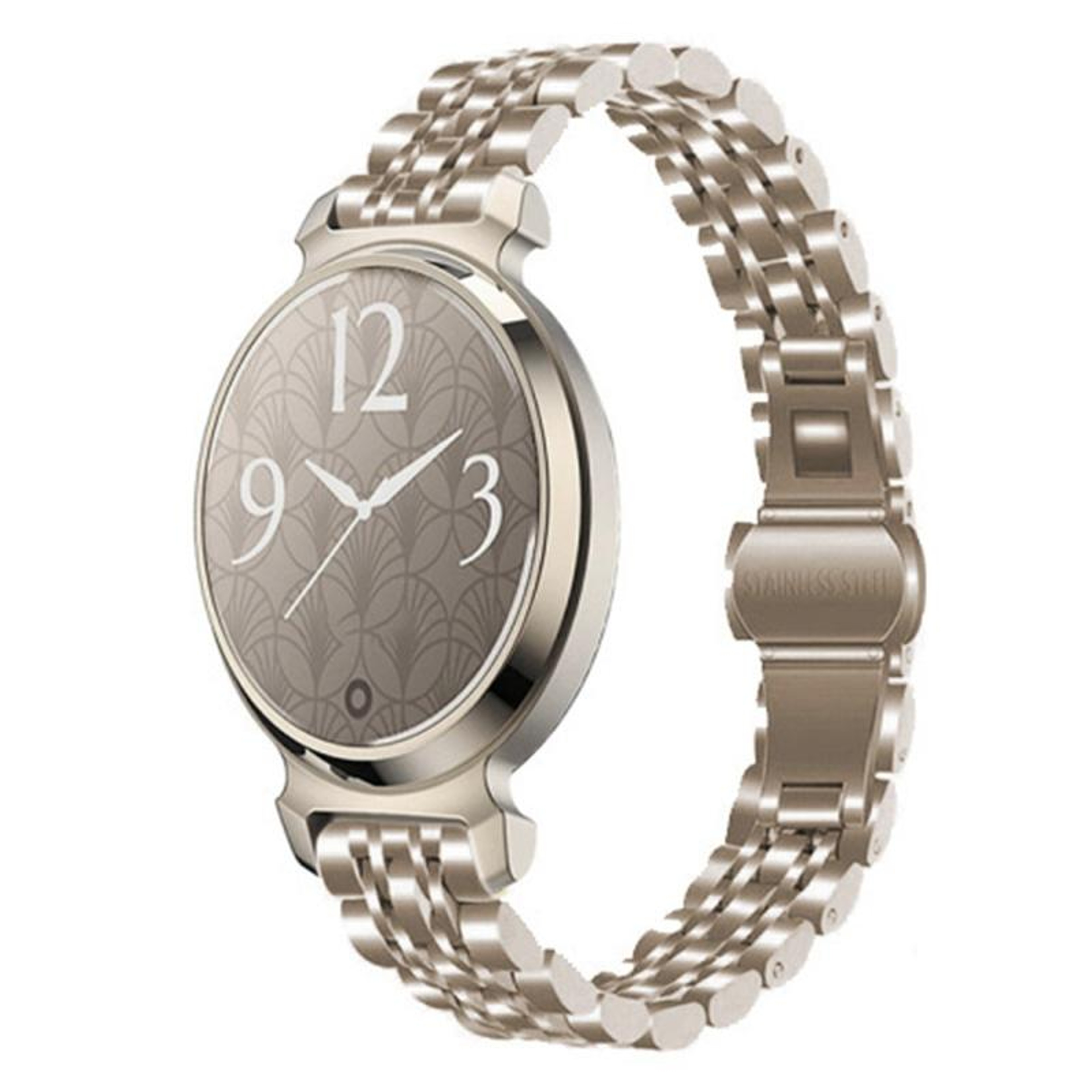 Stainless Steel Watch Band Seven Bead Quick Release Replacement Strap – view 11