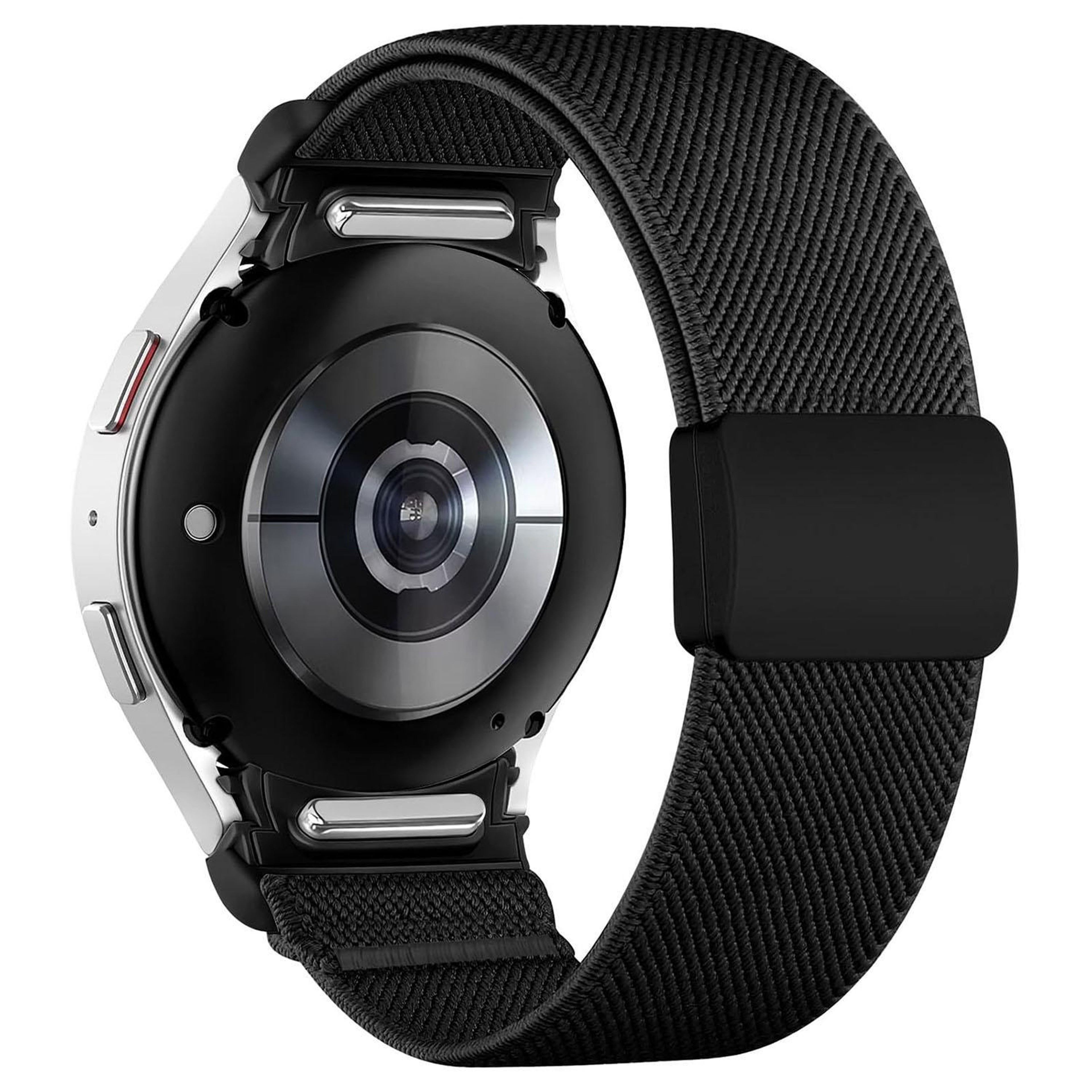 Magnetic Nylon Samsung Galaxy Watch Band for Galaxy Watch FE 7 6 5 4 Soft Twill 20mm Strap – view 18