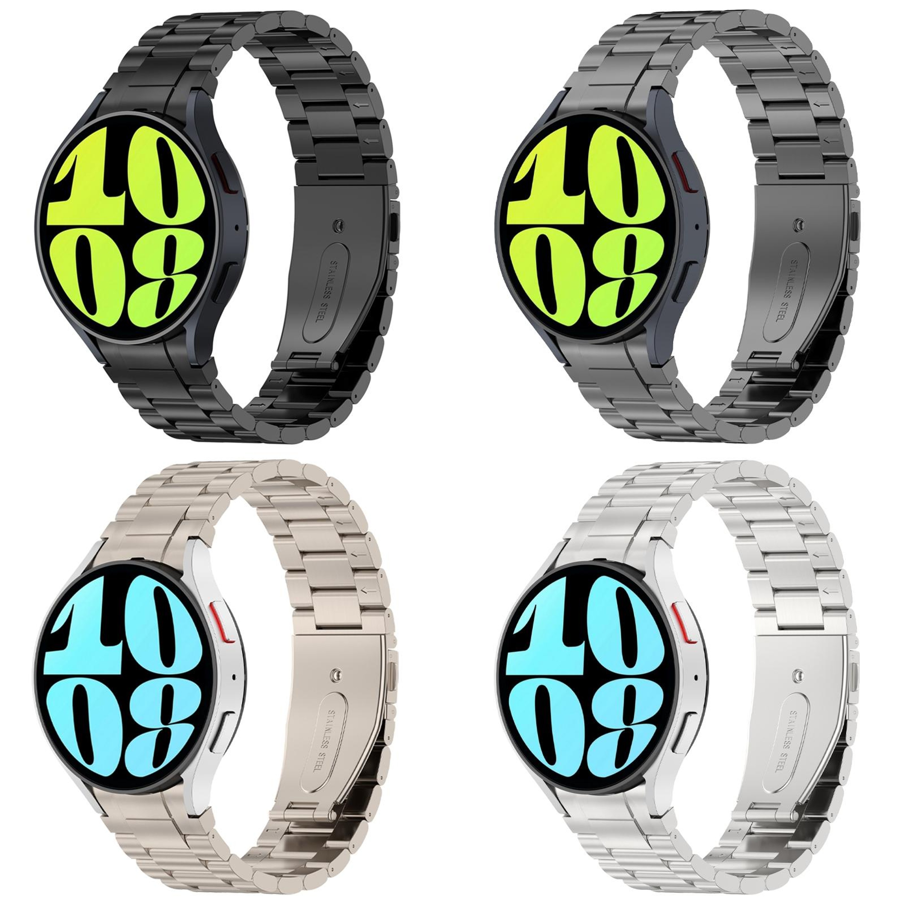 Samsung Galaxy Watch Metal Band Stainless Steel Replacement Strap for Galaxy Watch6 Watch5 Pro Classic – view 10