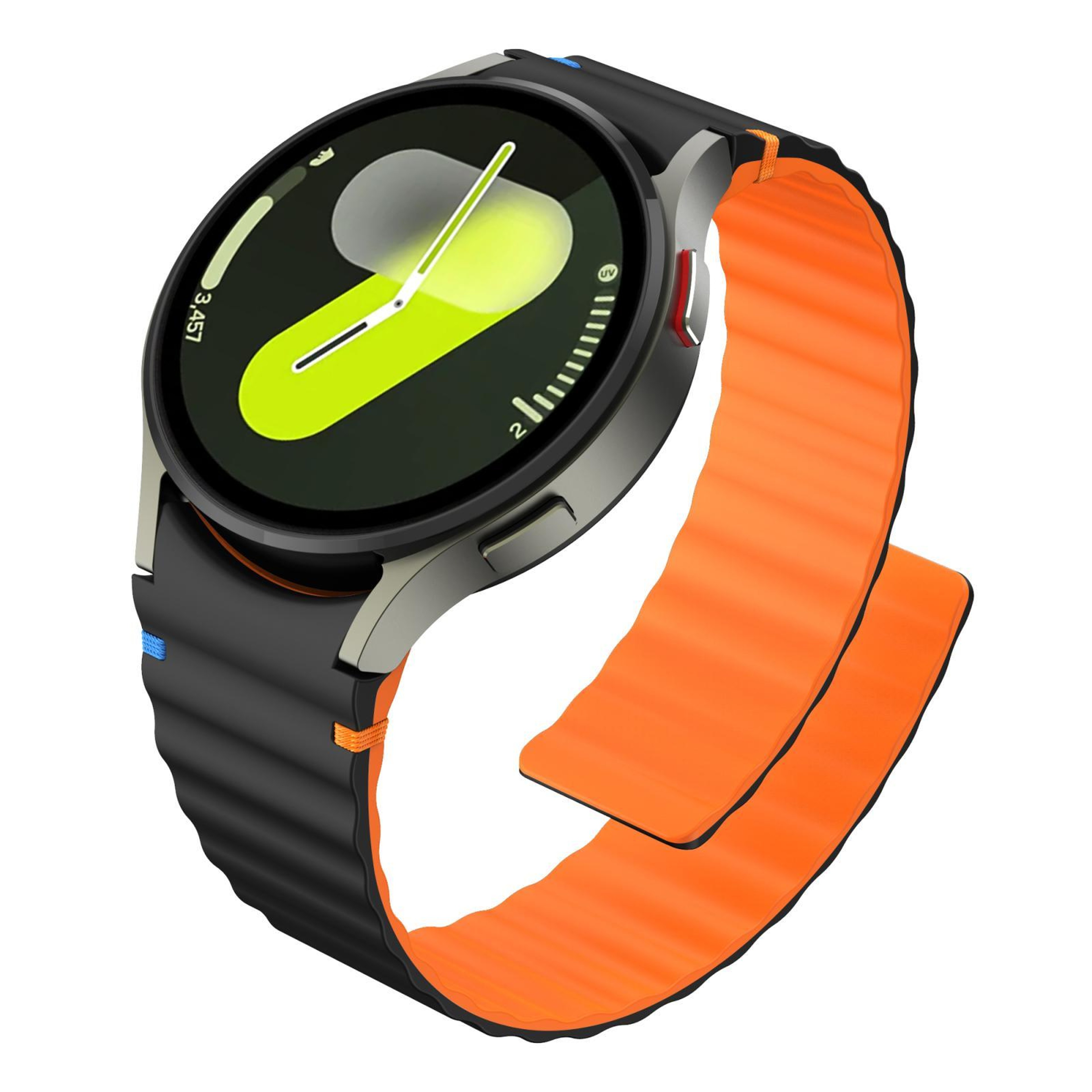 Magnetic Silicone Samsung Galaxy Watch Band Wavy Grain Strap for Galaxy Watch – view 16
