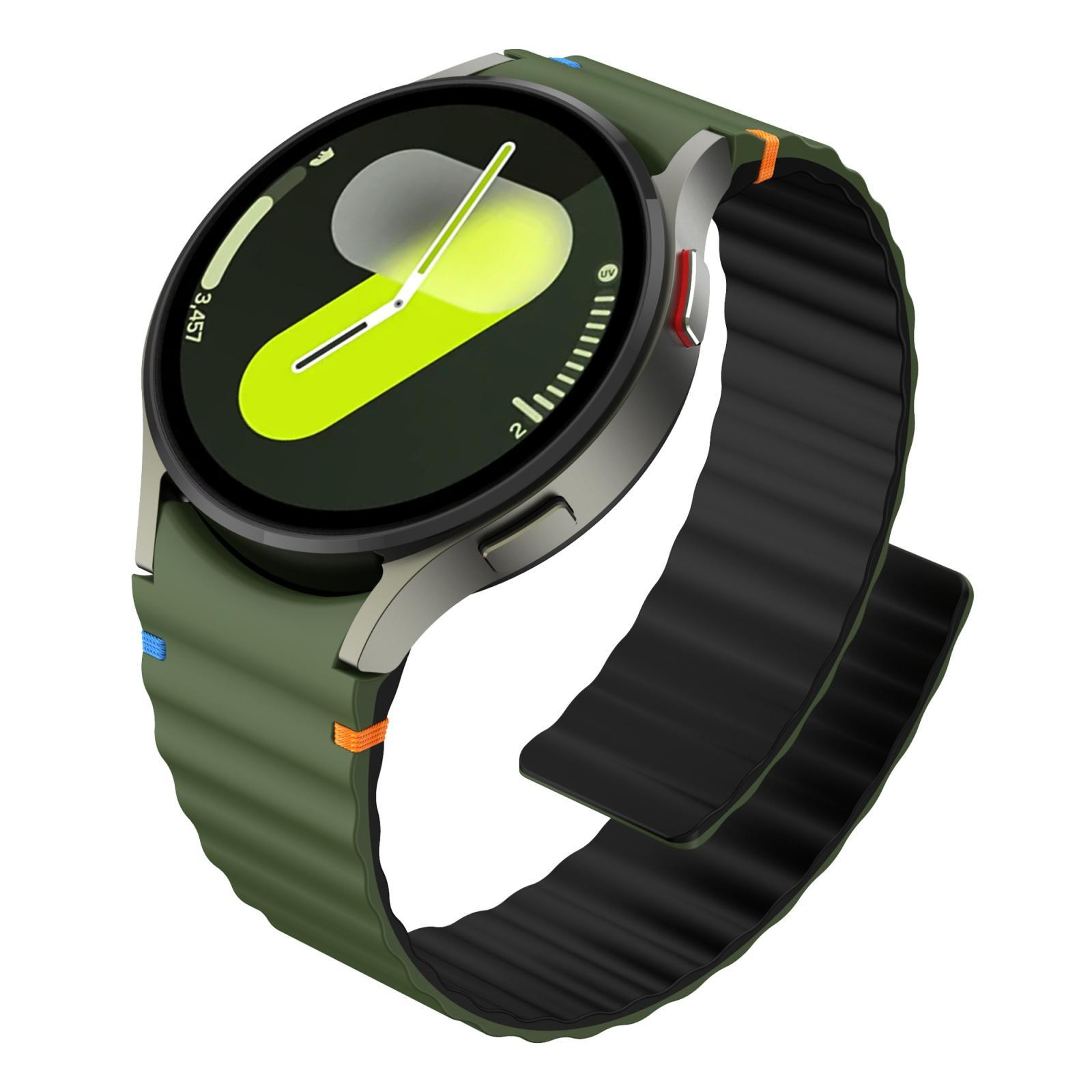 Magnetic Silicone Samsung Galaxy Watch Band Wavy Grain Strap for Galaxy Watch – view 18