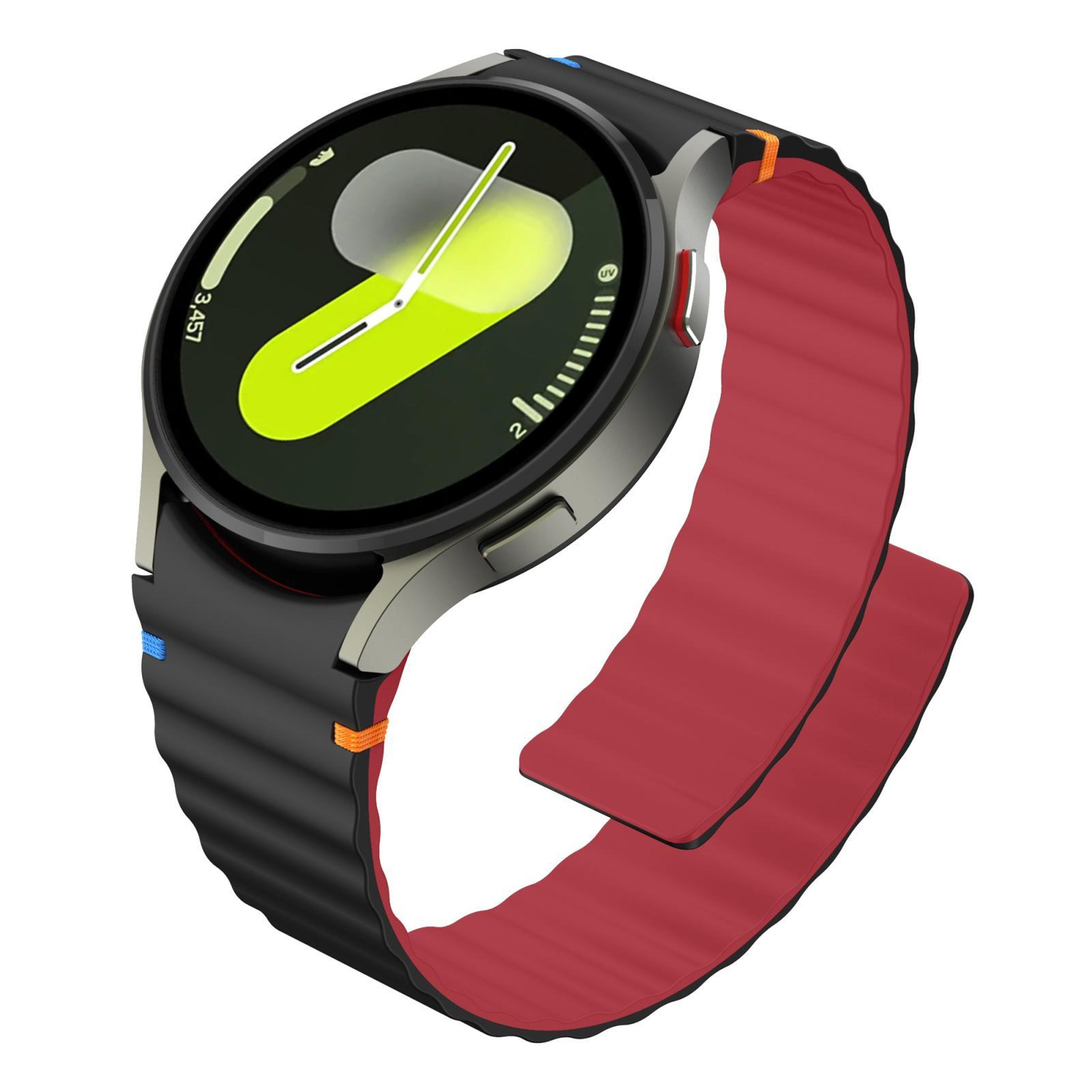 Magnetic Silicone Samsung Galaxy Watch Band Wavy Grain Strap for Galaxy Watch – view 21