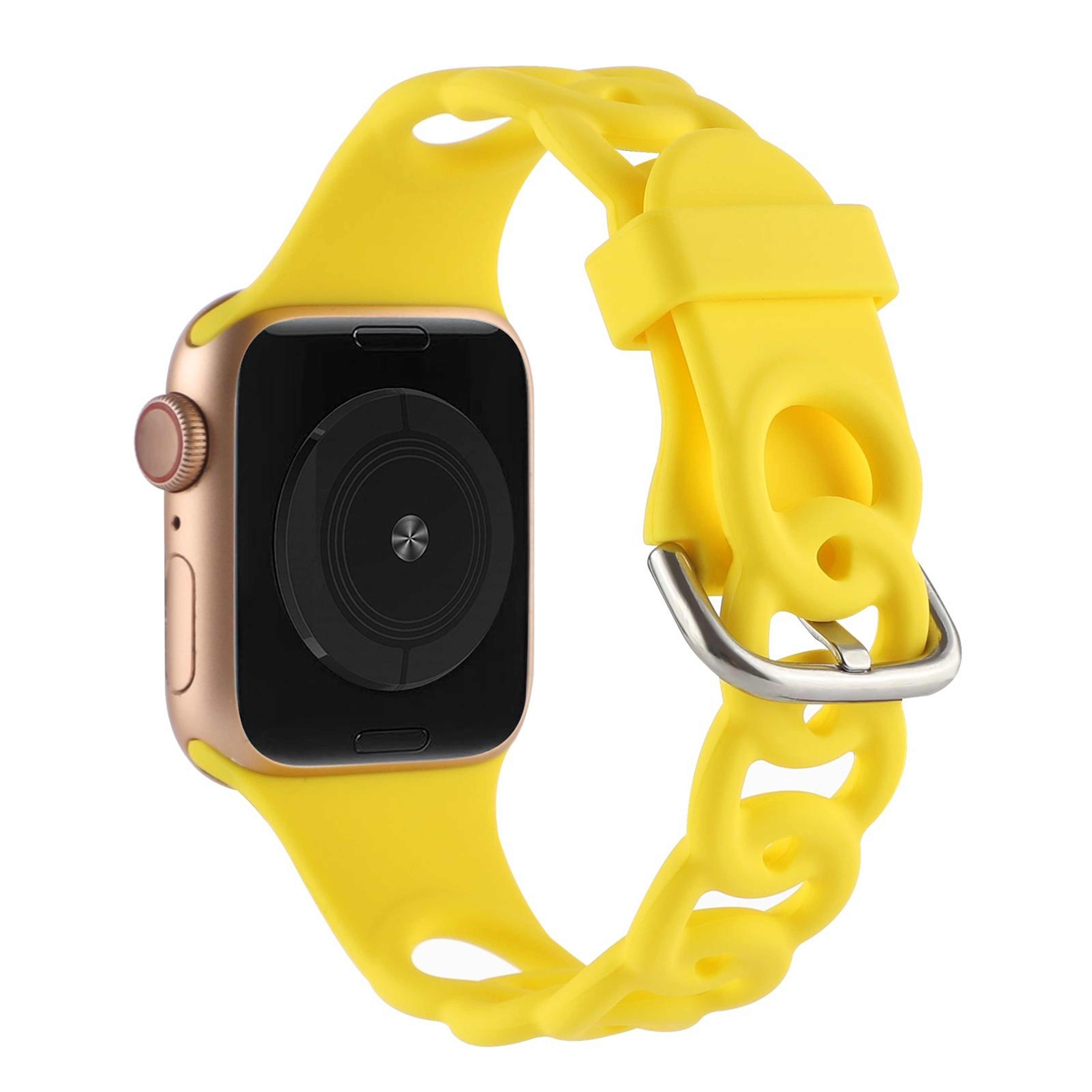 Breathable Apple Watch Silicone Band Sport Strap For Apple Watch Ultra 49mm Series 9 8 7 SE 1