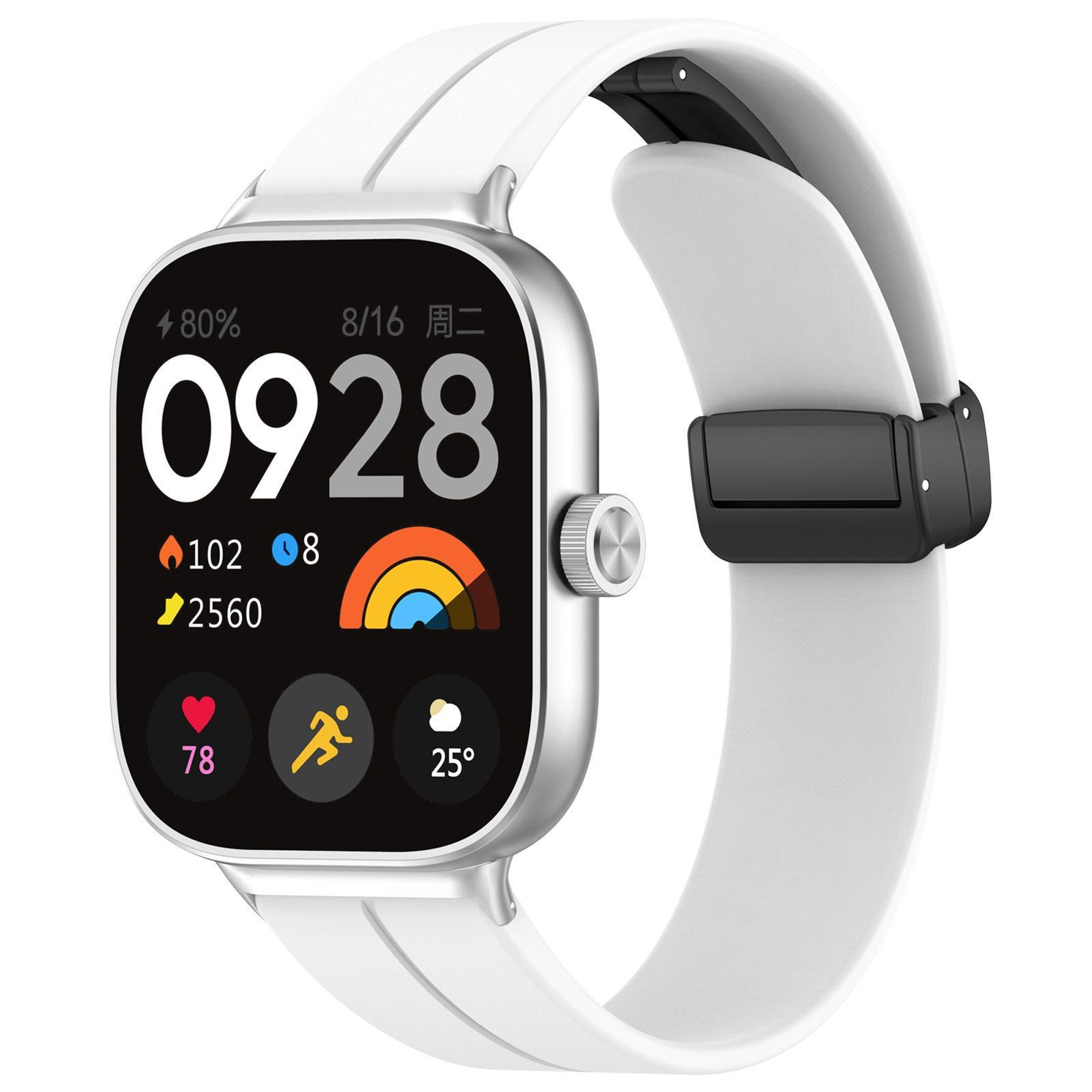 XDfind Silicone Watch Band For Xiaomi Band 10 Pro 9 Pro Redmi Watch 6 With Folding Buckle 0