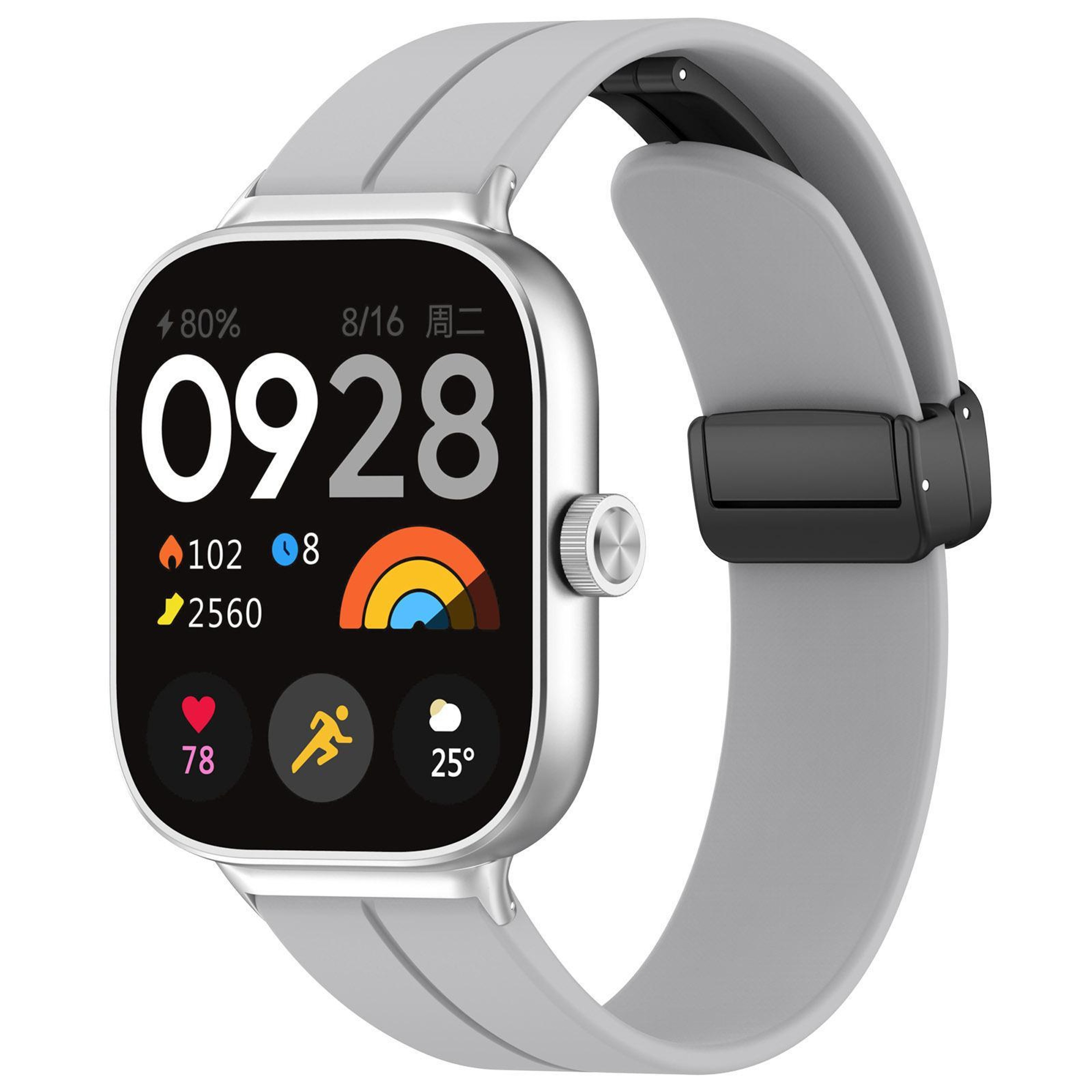 XDfind Silicone Watch Band For Xiaomi Band 10 Pro 9 Pro Redmi Watch 6 With Folding Buckle 12