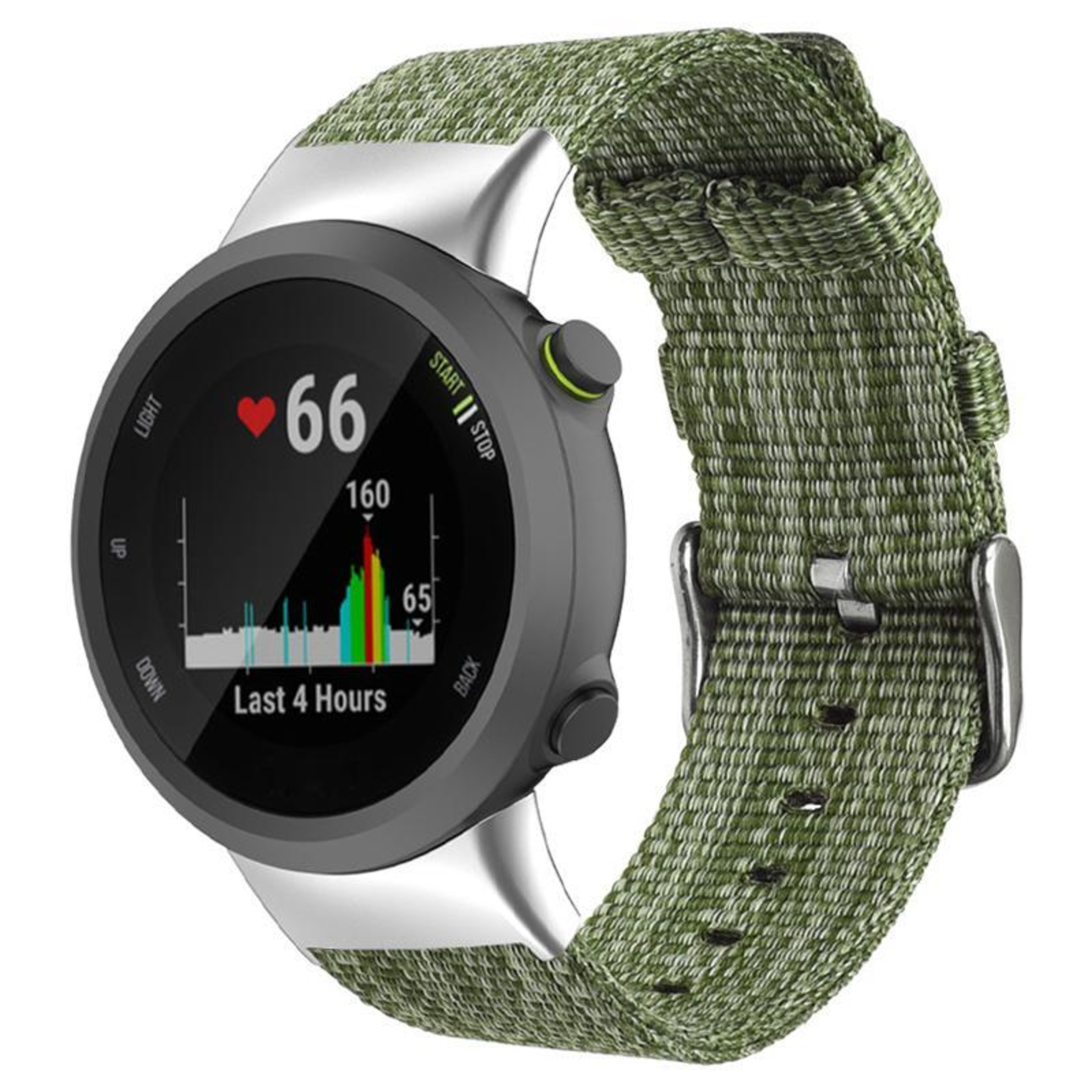 XDfind Garmin Forerunner Band Nylon Canvas Watch Strap For Garmin 45S Swim 2 8
