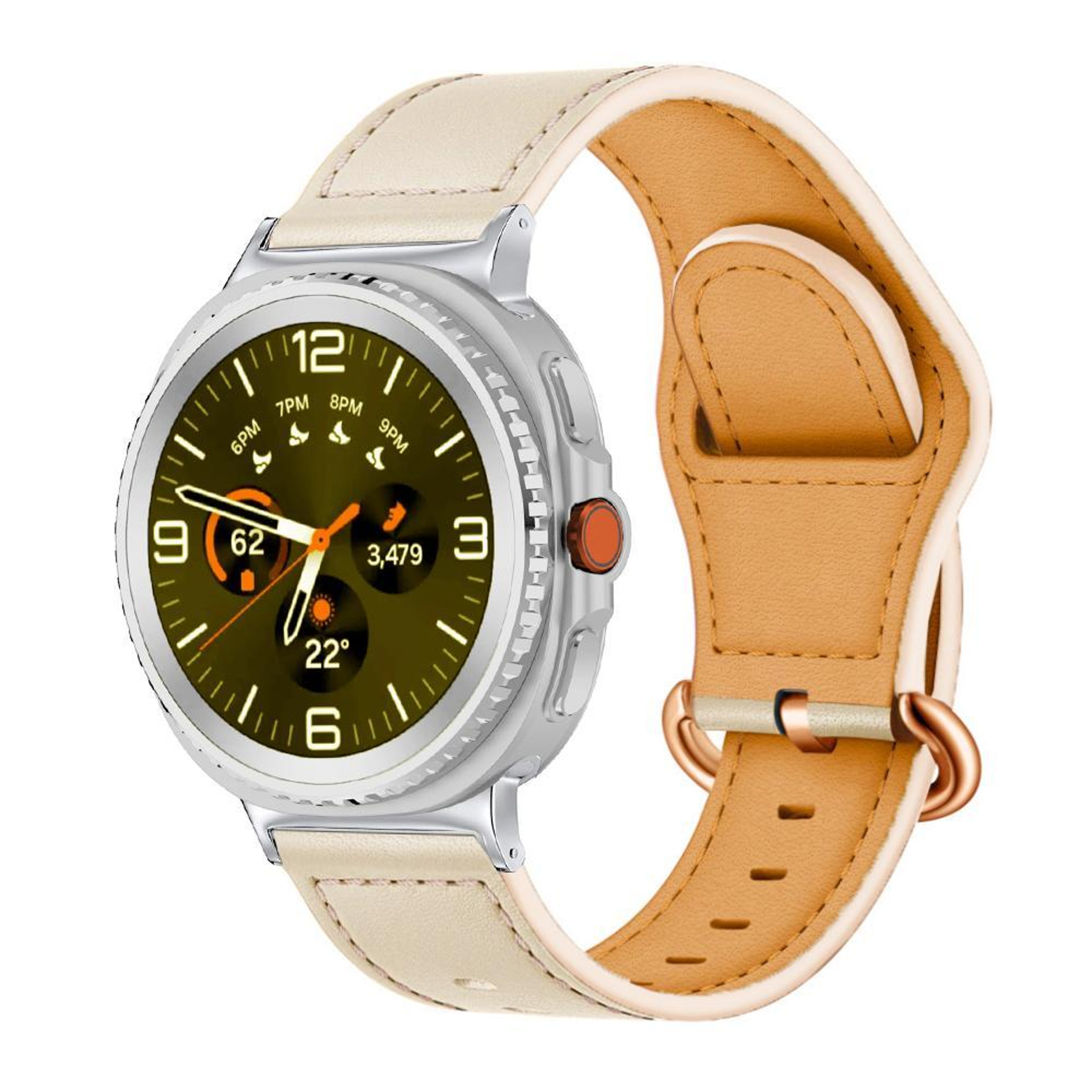 Samsung Galaxy Watch8 Watch8 Classic Genuine Leather Watch Band with Classic Buckle – view 10
