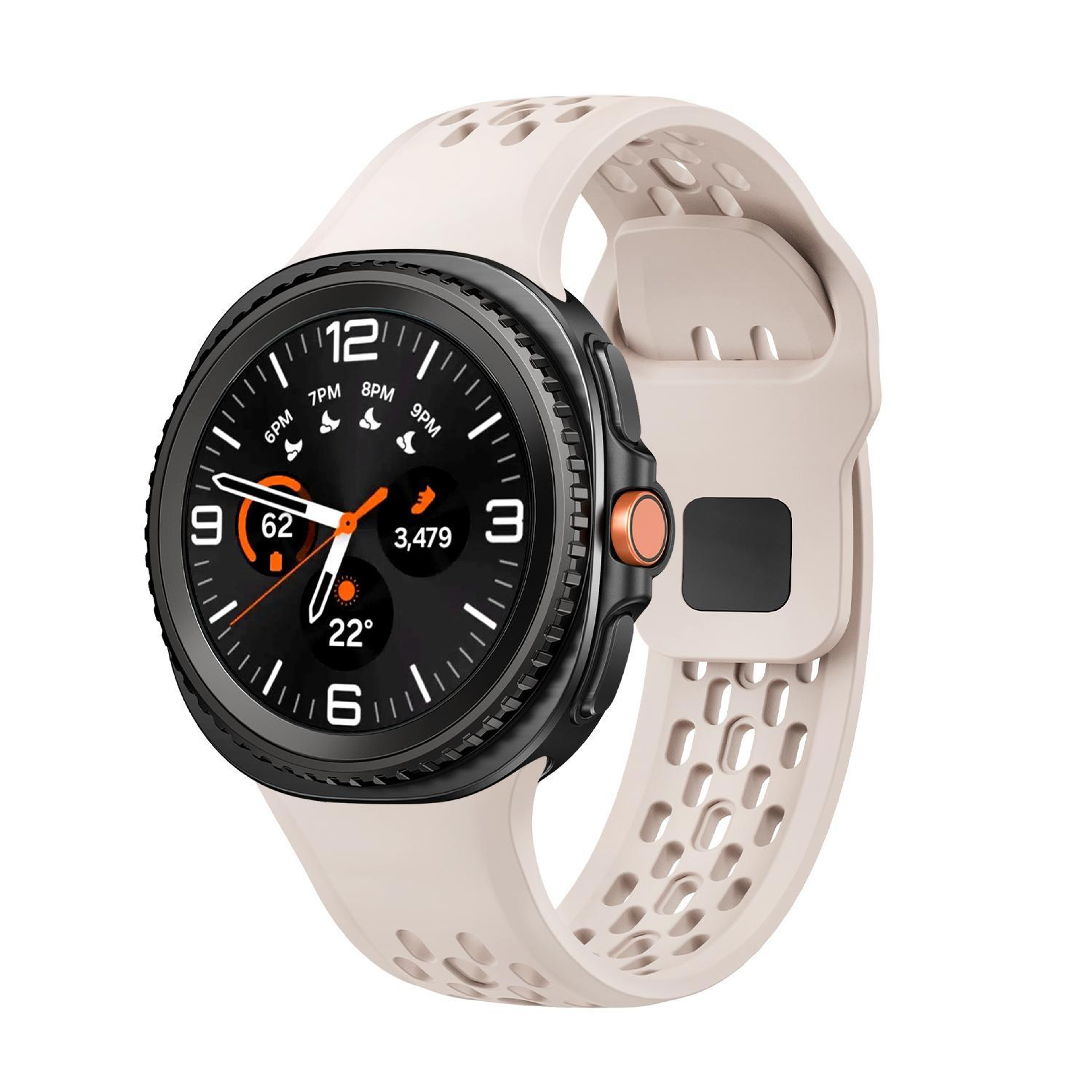 Samsung Galaxy Watch Band Soft Silicone Watch Band with Reverse Buckle for Watch8 Classic – view 5