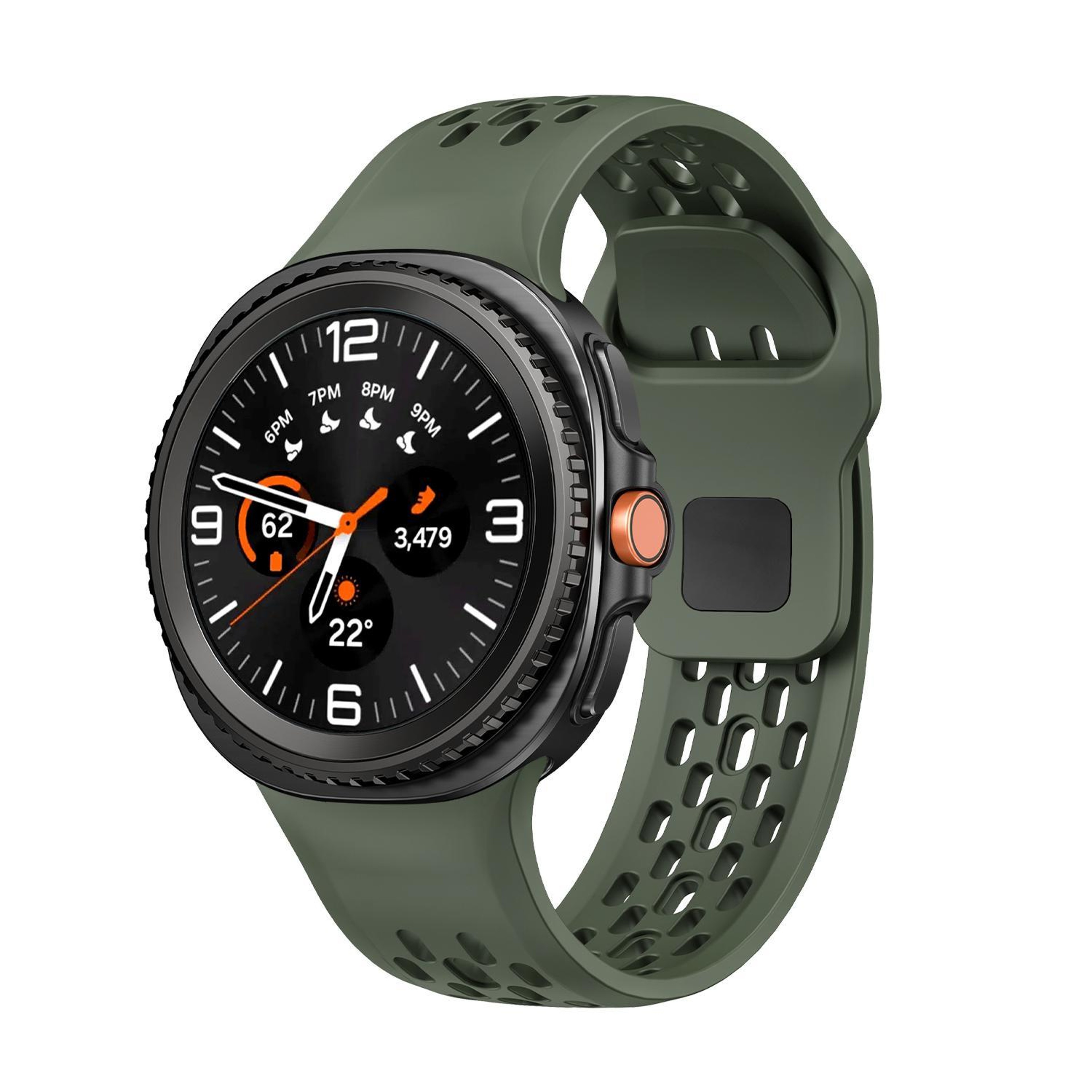 Samsung Galaxy Watch Band Soft Silicone Watch Band with Reverse Buckle for Watch8 Classic – view 14