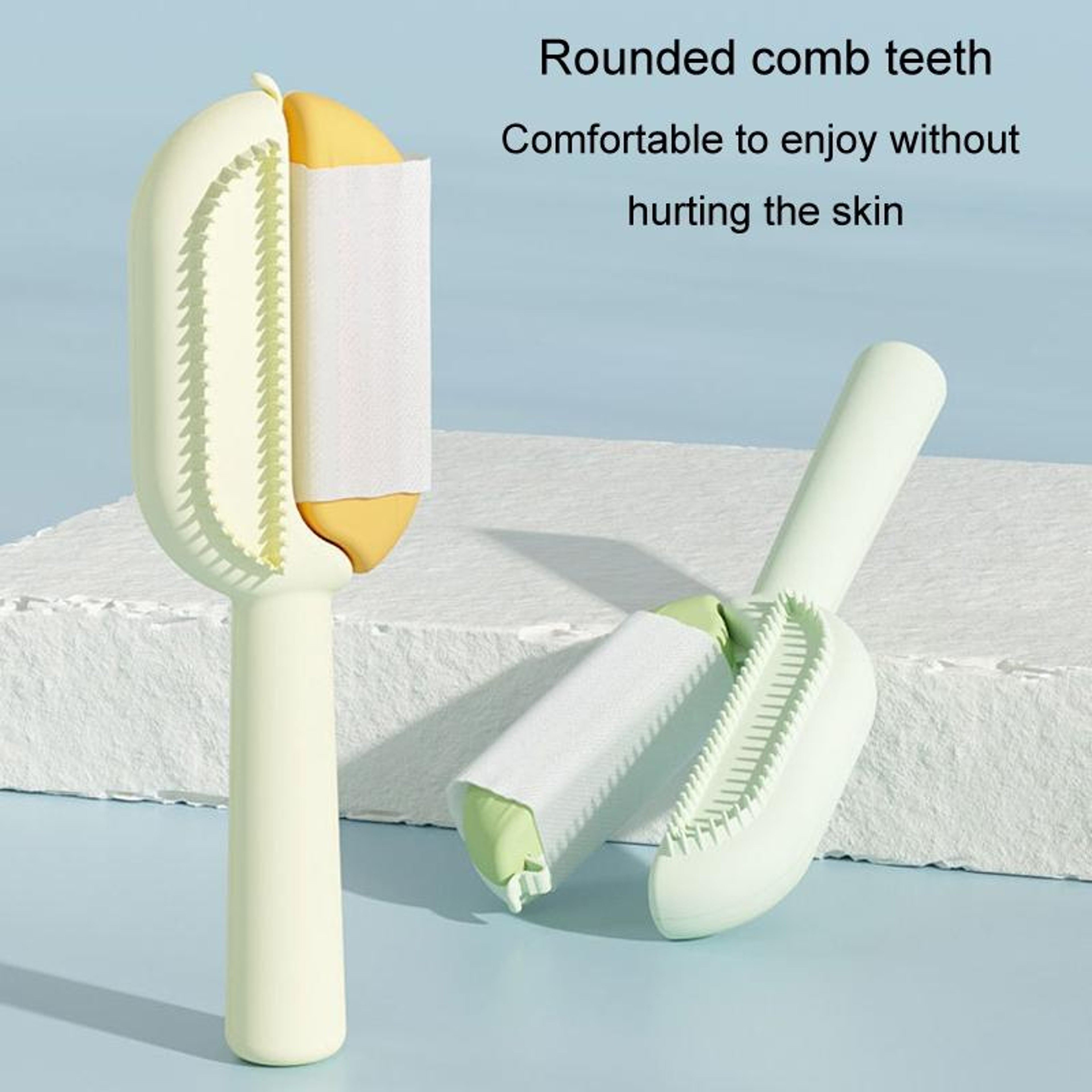 Pet Grooming Brush With Water Tank Self Cleaning Cat And Dog Massage Deshedding Comb 7