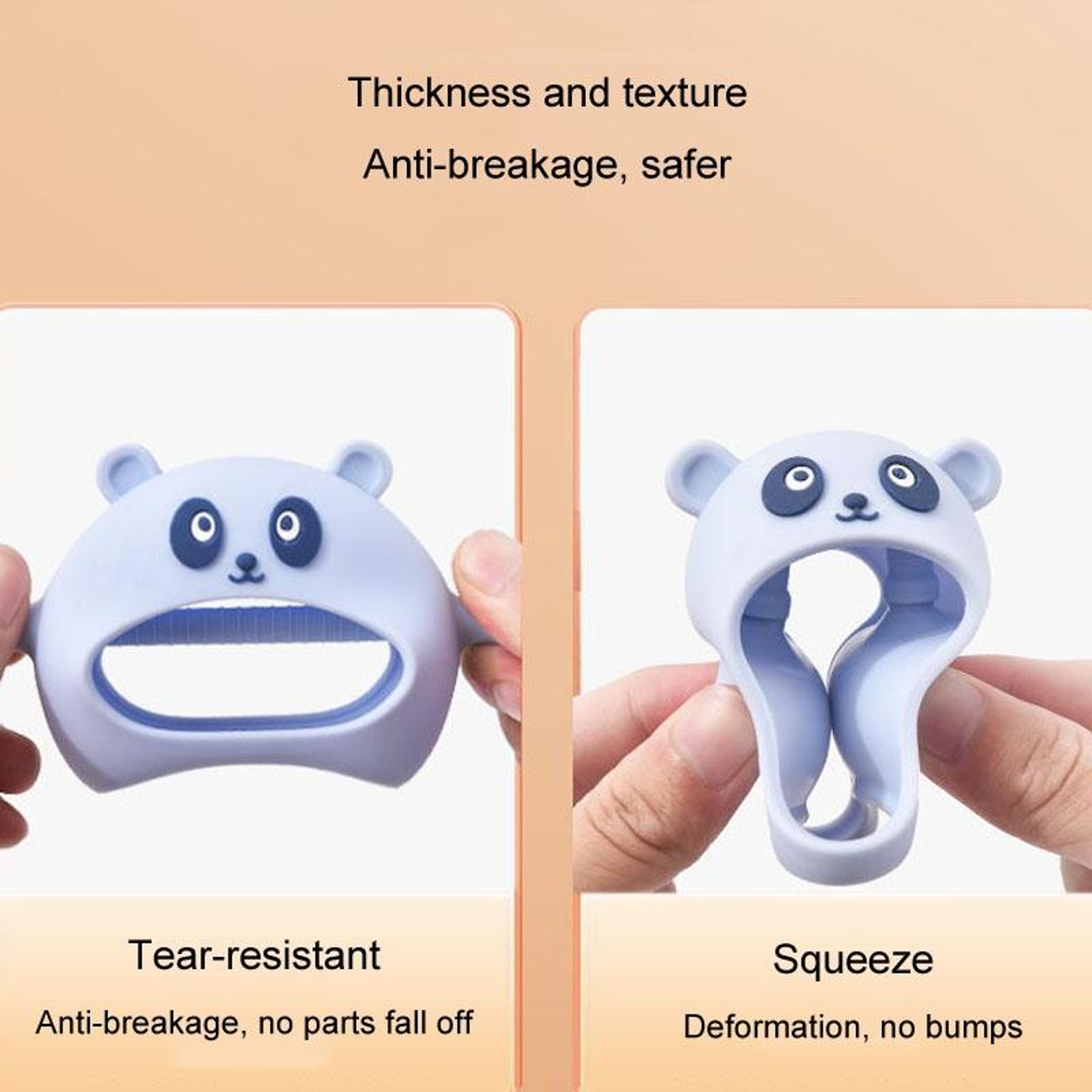 Baby Teething Mitten Silicone Teether Glove BPA Free Teething Relief Toy – view 8