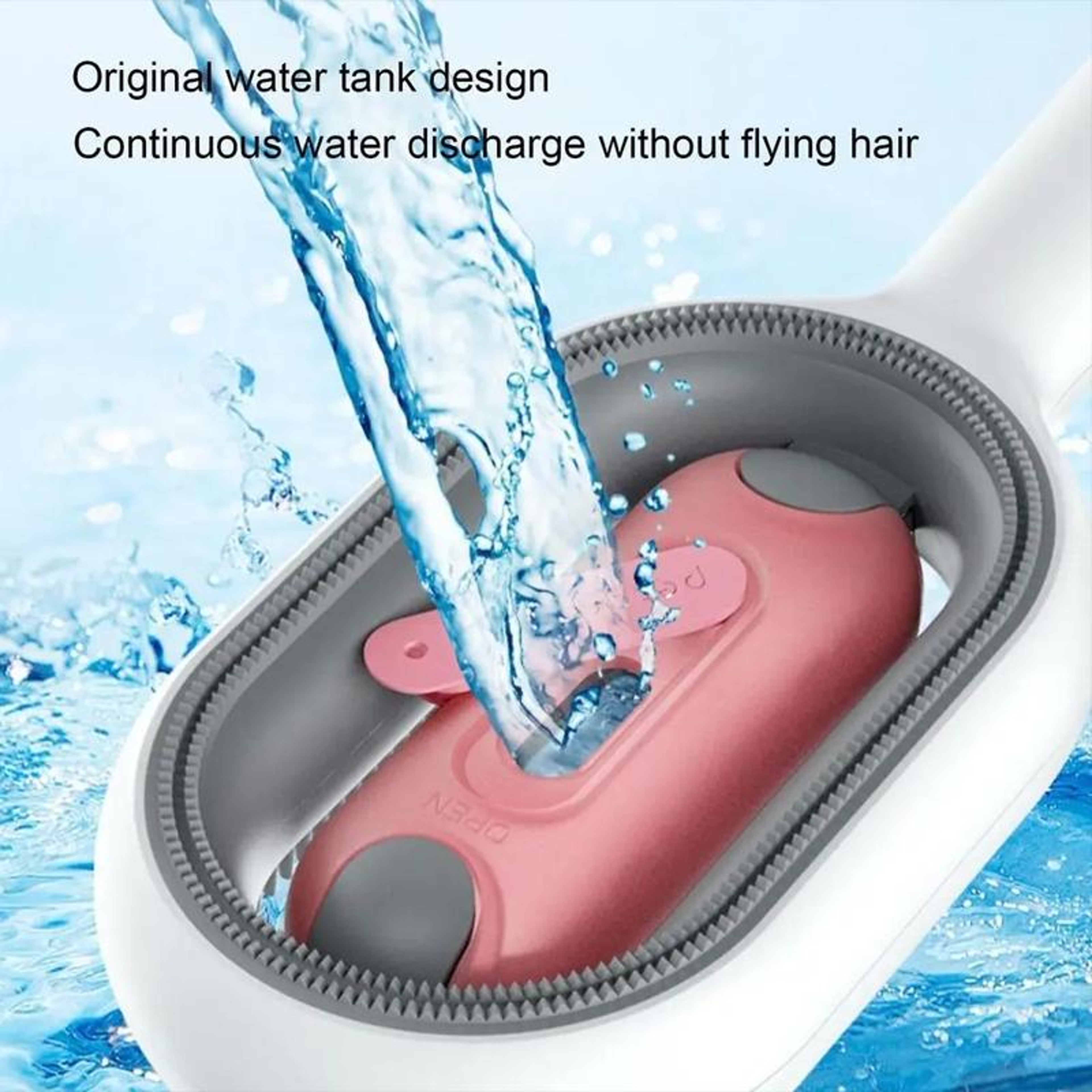 Steam Pet Grooming Brush With Water Tank Self Cleaning Cat Hair Removal Brush 5