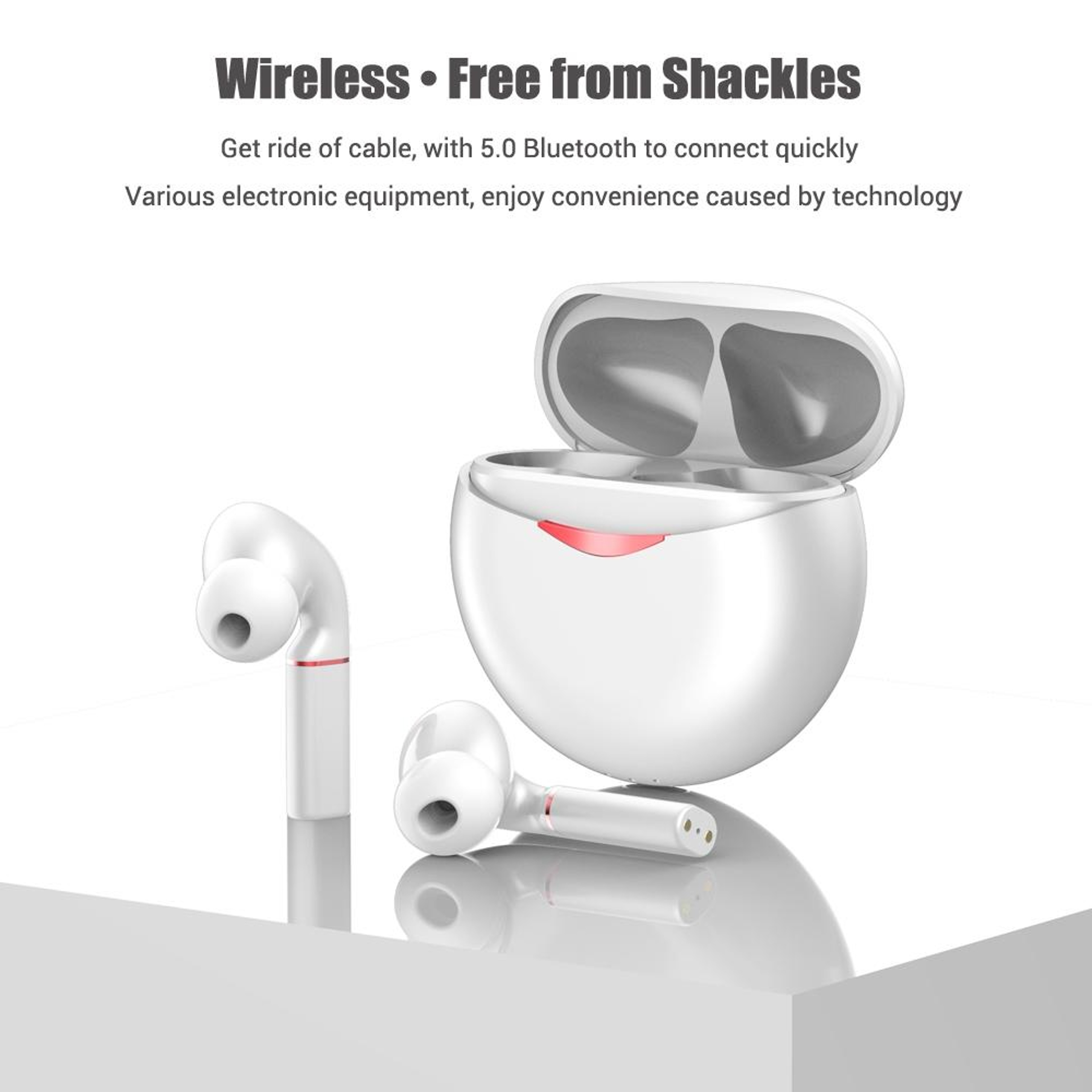 TG T50 Sport TWS Bluetooth Earbuds With Noise Canceling Microphone 6