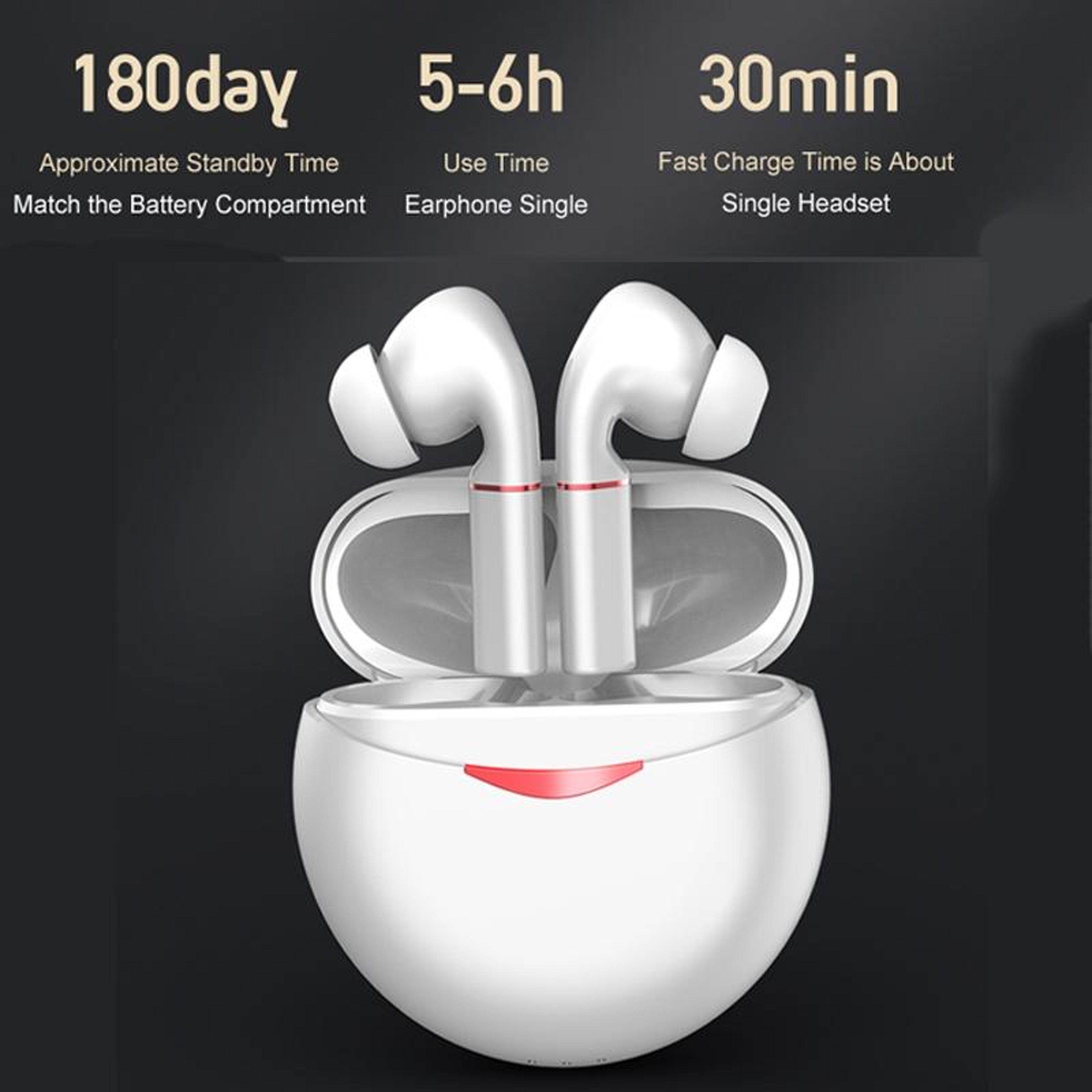 TG T50 Sport TWS Bluetooth Earbuds With Noise Canceling Microphone 7