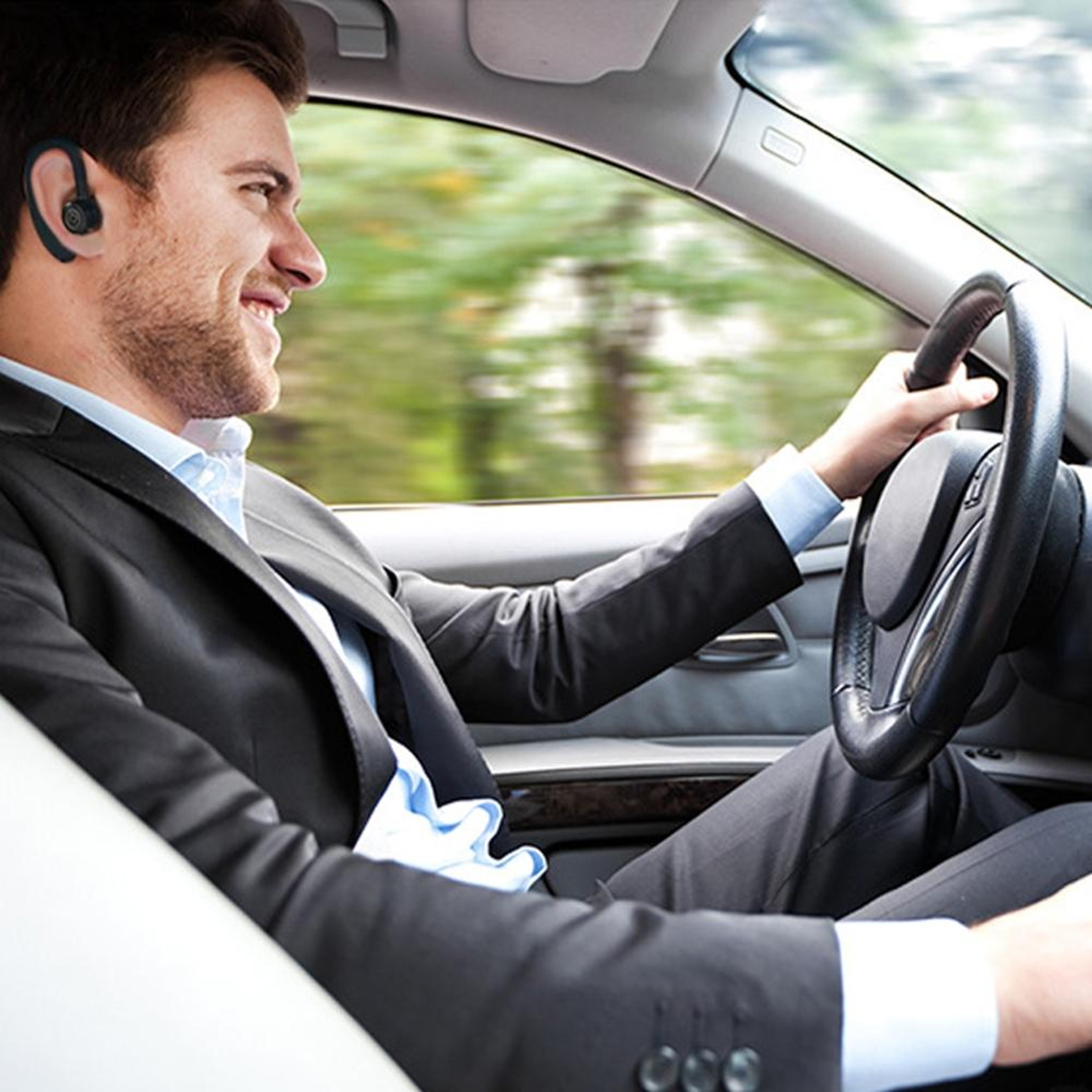 Bluetooth Headset Wireless Handsfree Headset with Mic for Driving Business and Sports – view 5