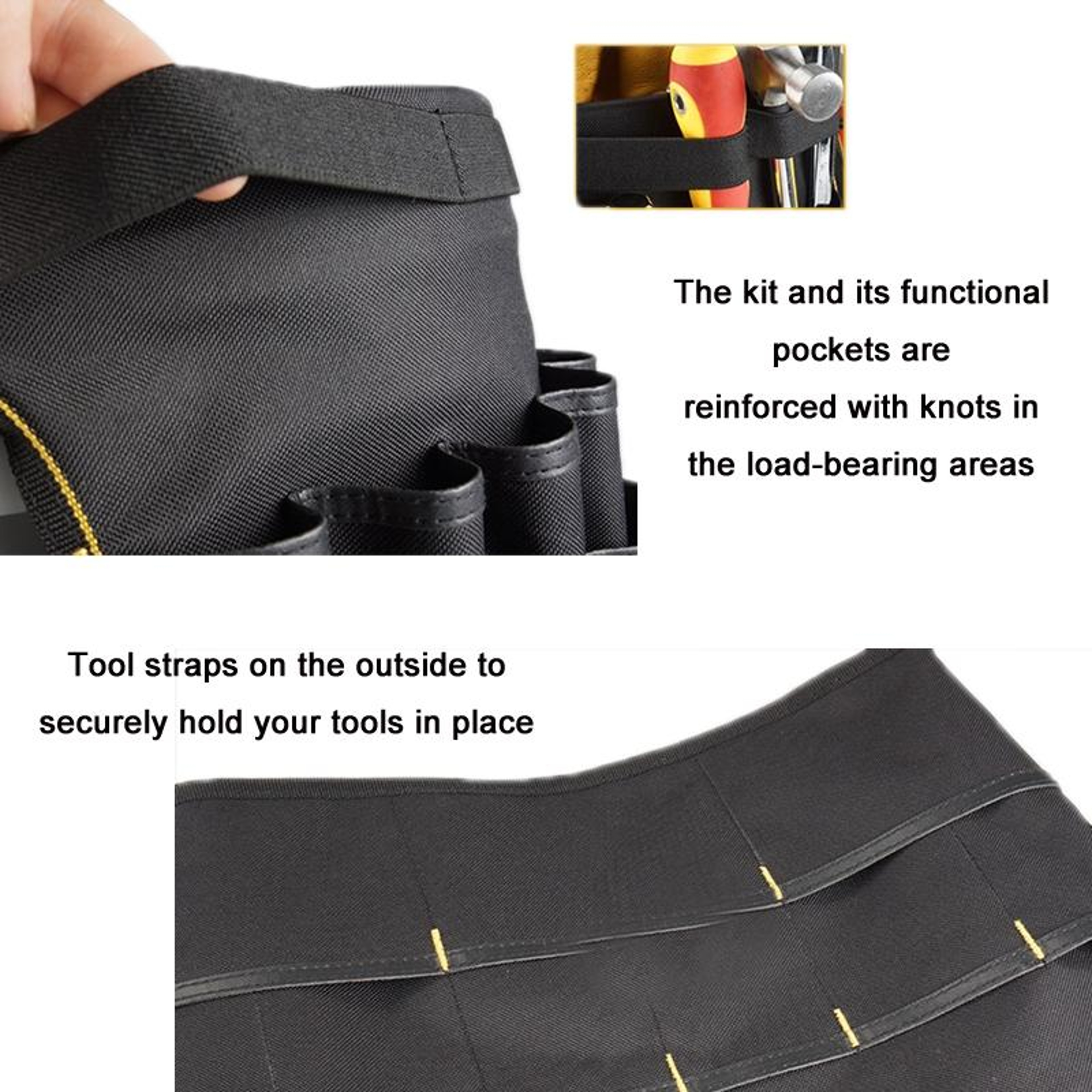 Heavy Duty Tool Organizer Bag Multi Pocket Hardware Tool Bag For Repair And DIY Storage 2