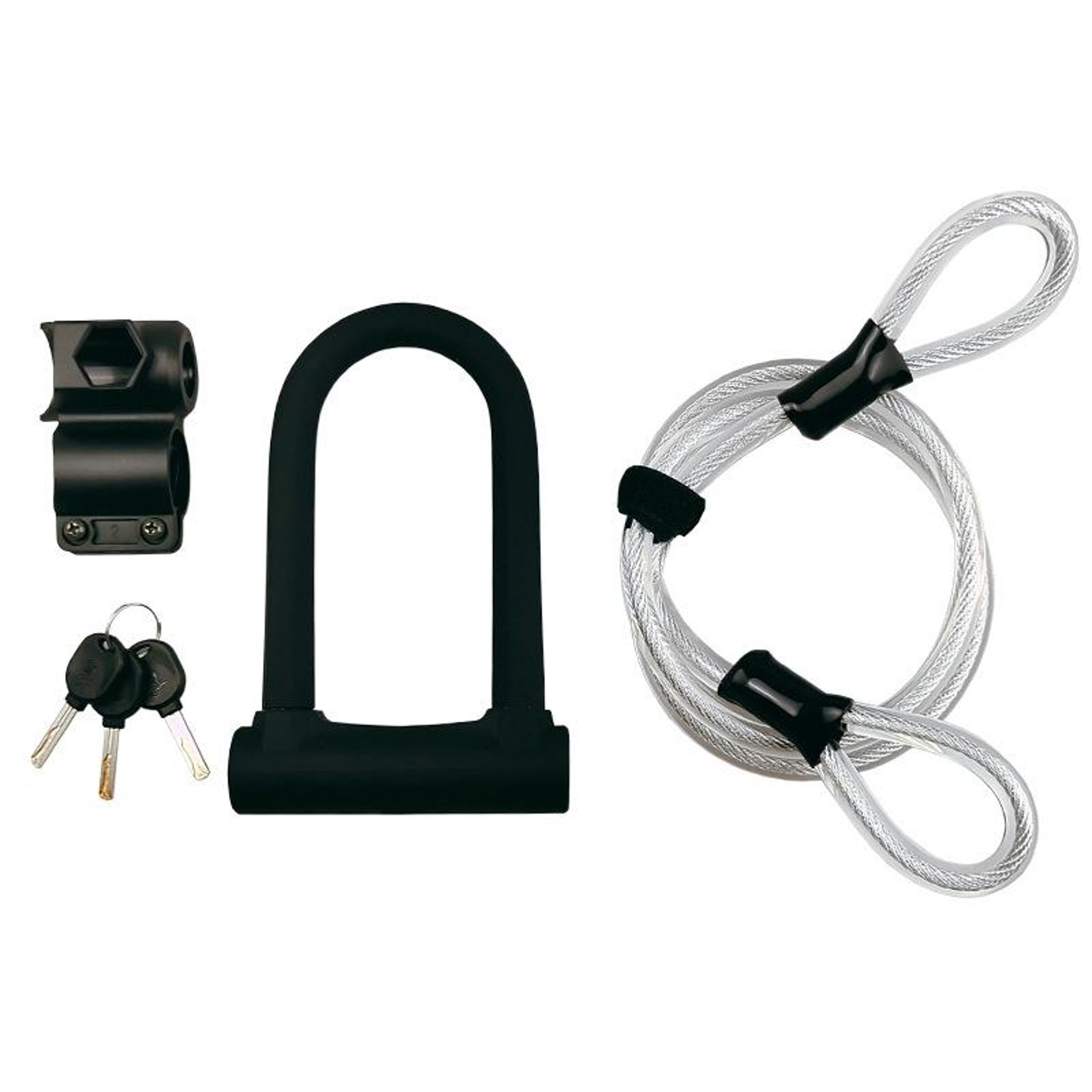 Heavy Duty Bicycle U Lock Anti Theft Bike Lock for Bikes Ebikes and Motorcycles – view 7