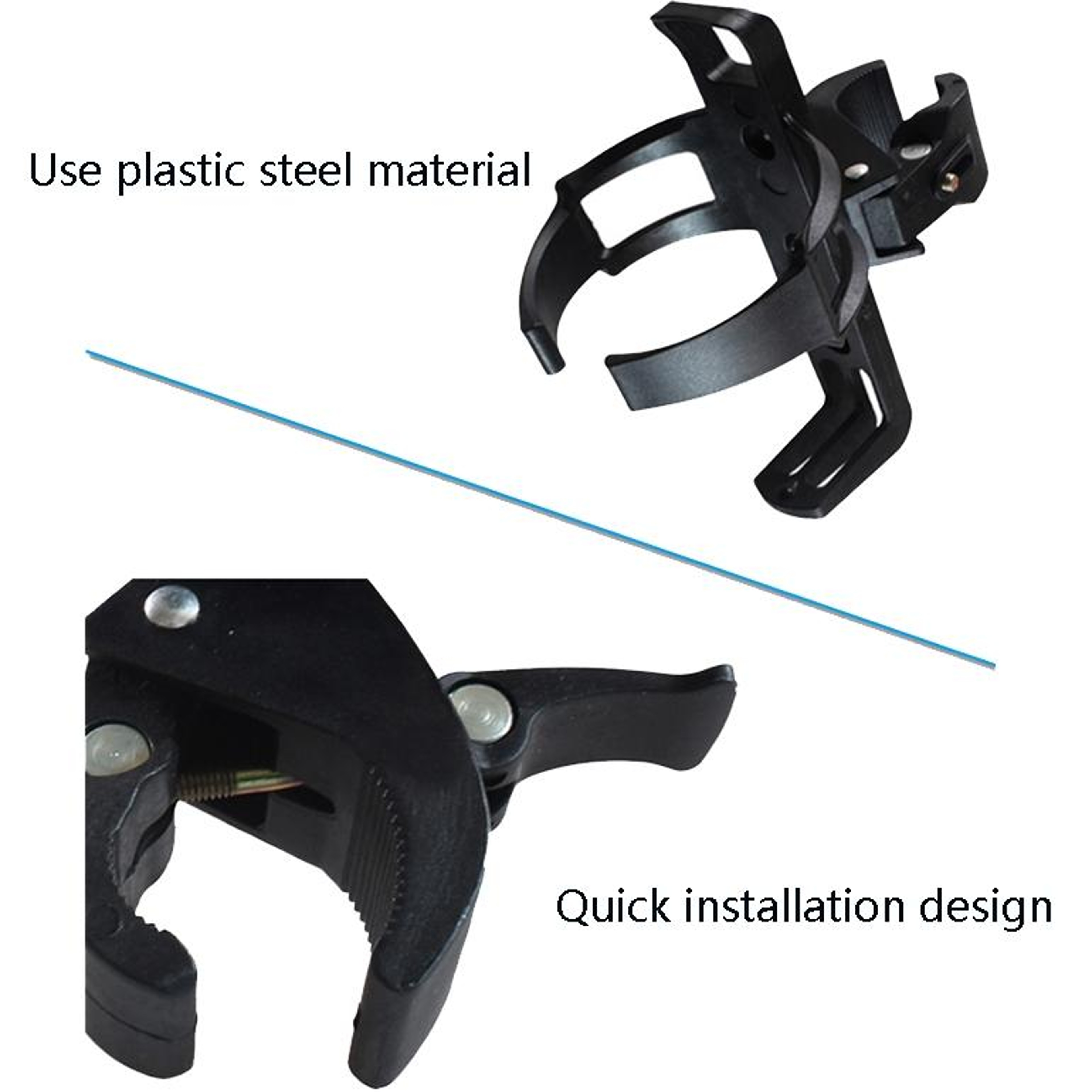 Universal Bike Bottle Holder Quick Release Rotating Bicycle Bottle Cage For Bikes Scooters  Motorcy 3