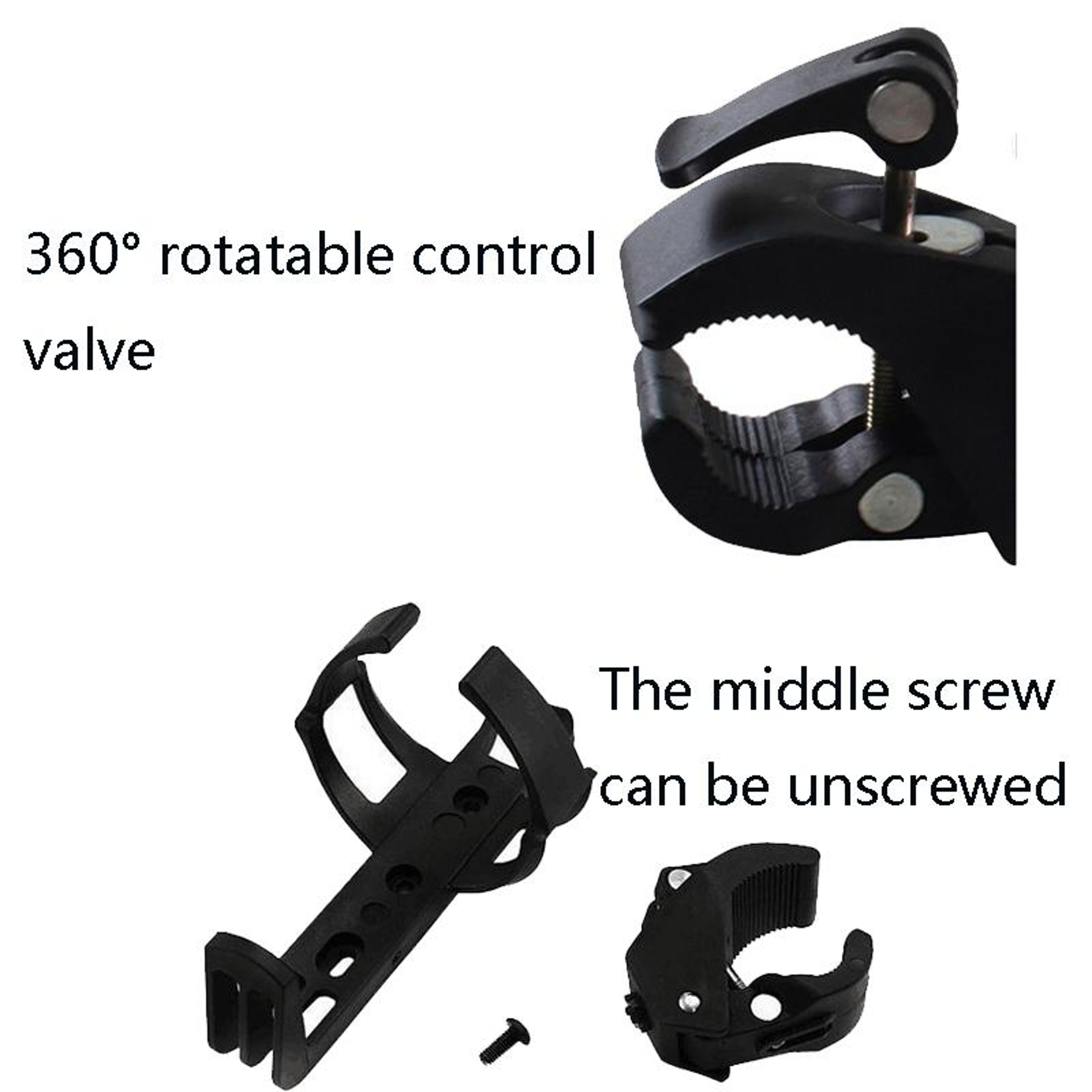 Universal Bike Bottle Holder Quick Release Rotating Bicycle Bottle Cage For Bikes Scooters  Motorcy 4