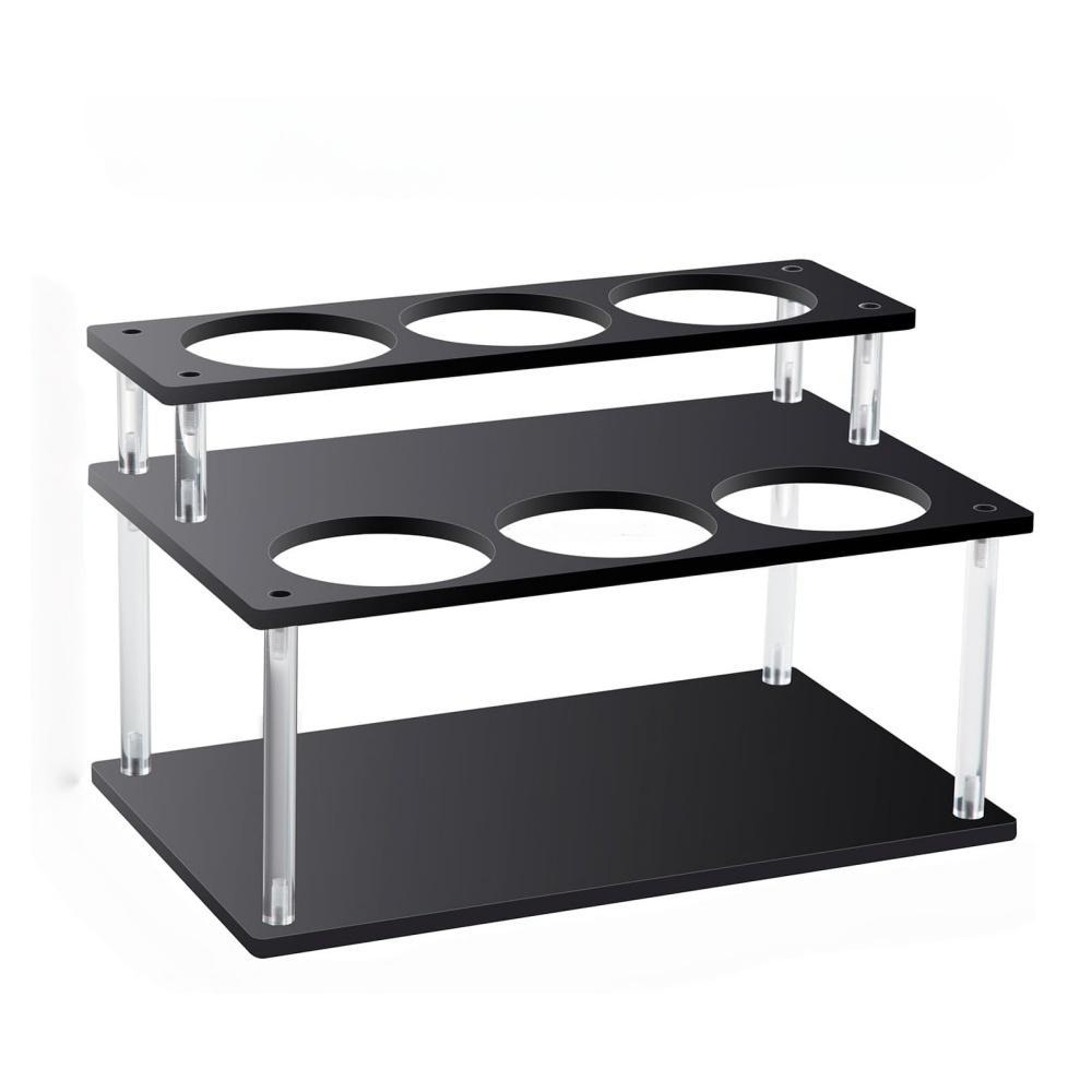 Acrylic Coffee Syrup Organizer Rack For Coffee Bar Kitchen Counter And Condiment Storage 7