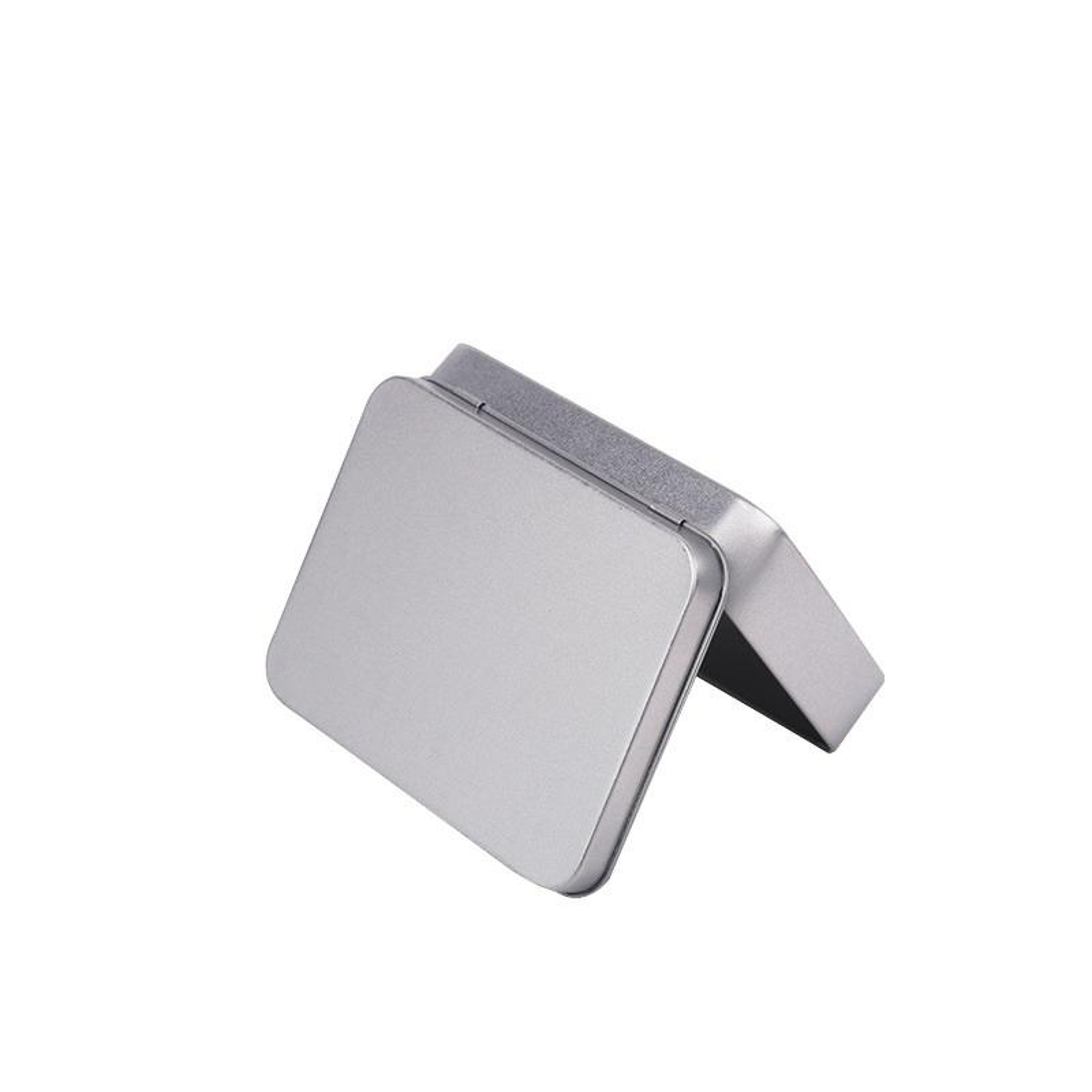 Premium Metal Business Card Holder Tinplate Storage Box With Flip Lid For Cards Cash Small Essentia 0