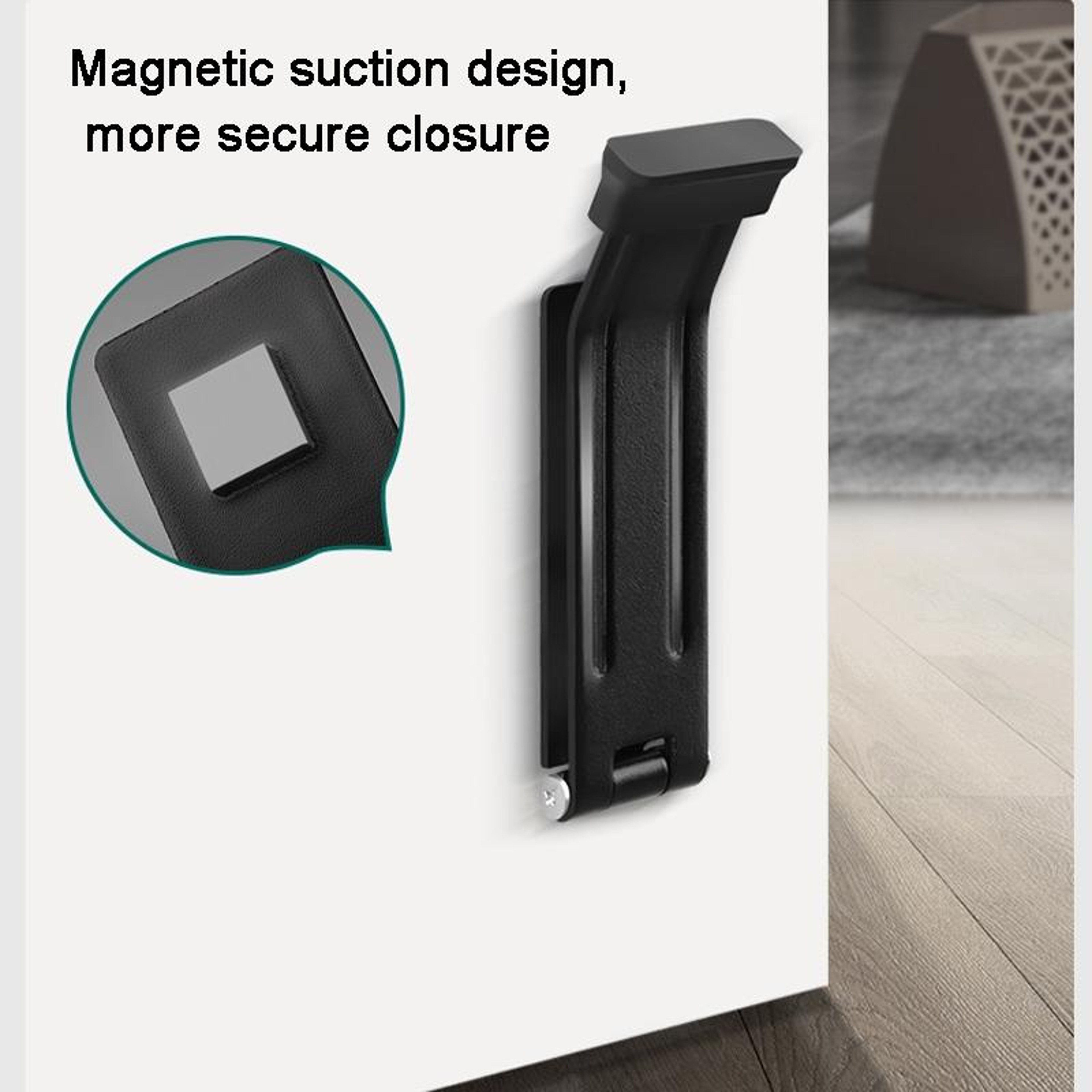 Heavy Duty Magnetic Door Stopper Pedal Operated Door Holder For Bottom Mounted Doors 2