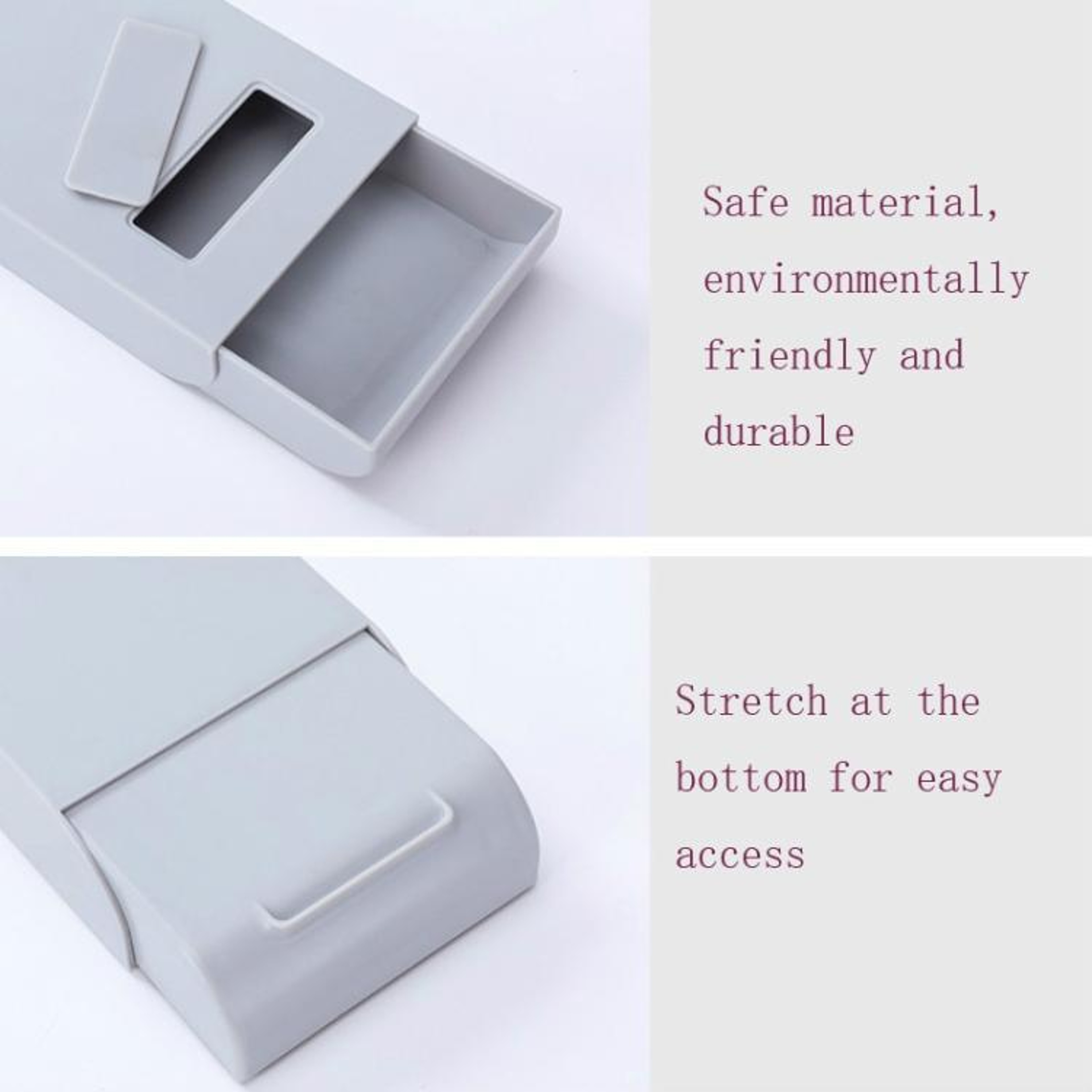 Hidden Under Desk Drawer Organizer Self Adhesive Desk Storage Drawer For Home Office Study 2