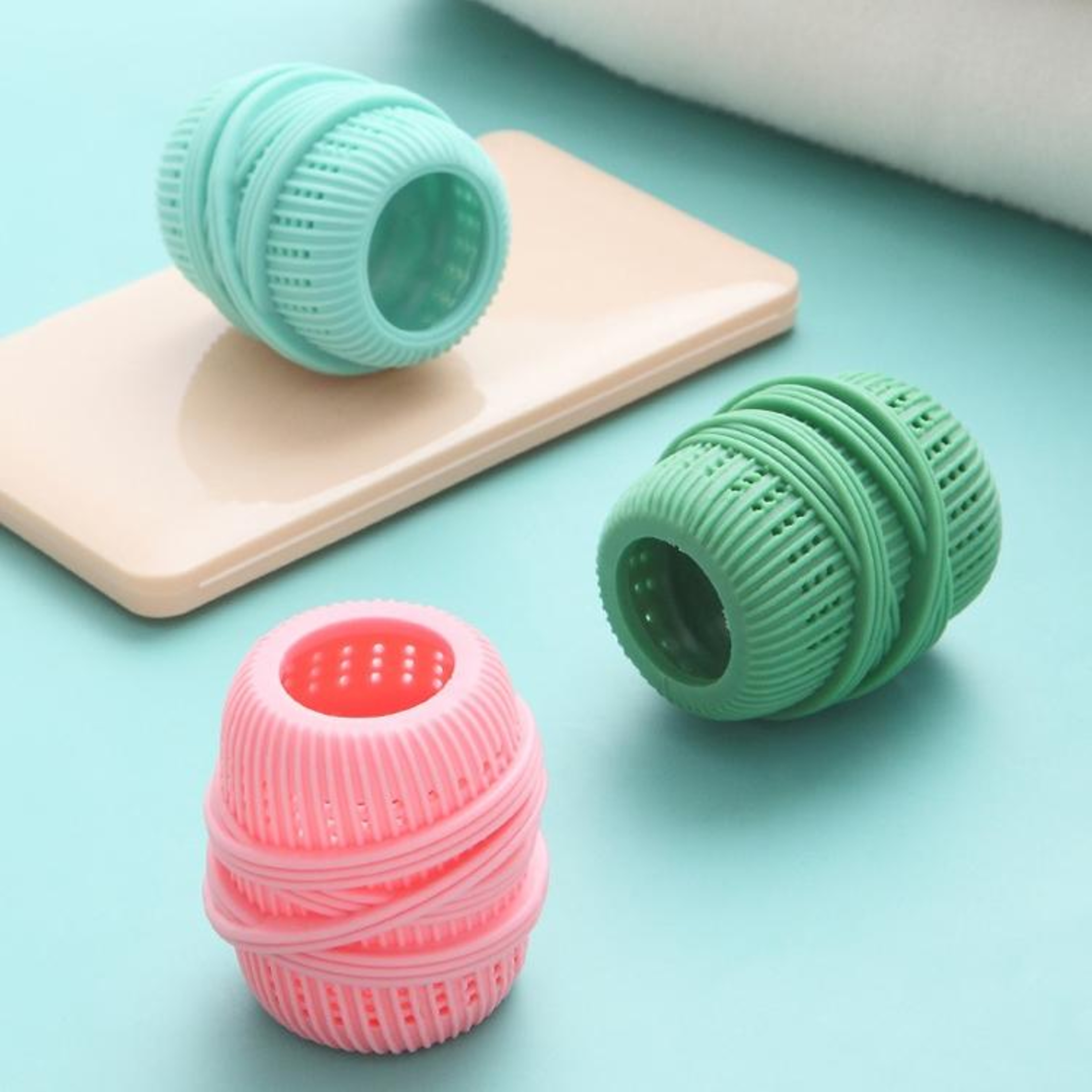 Anti Tangle Laundry Ball Reusable Washing Machine Cleaning Ball for Cleaner Softer Clothes – view 2