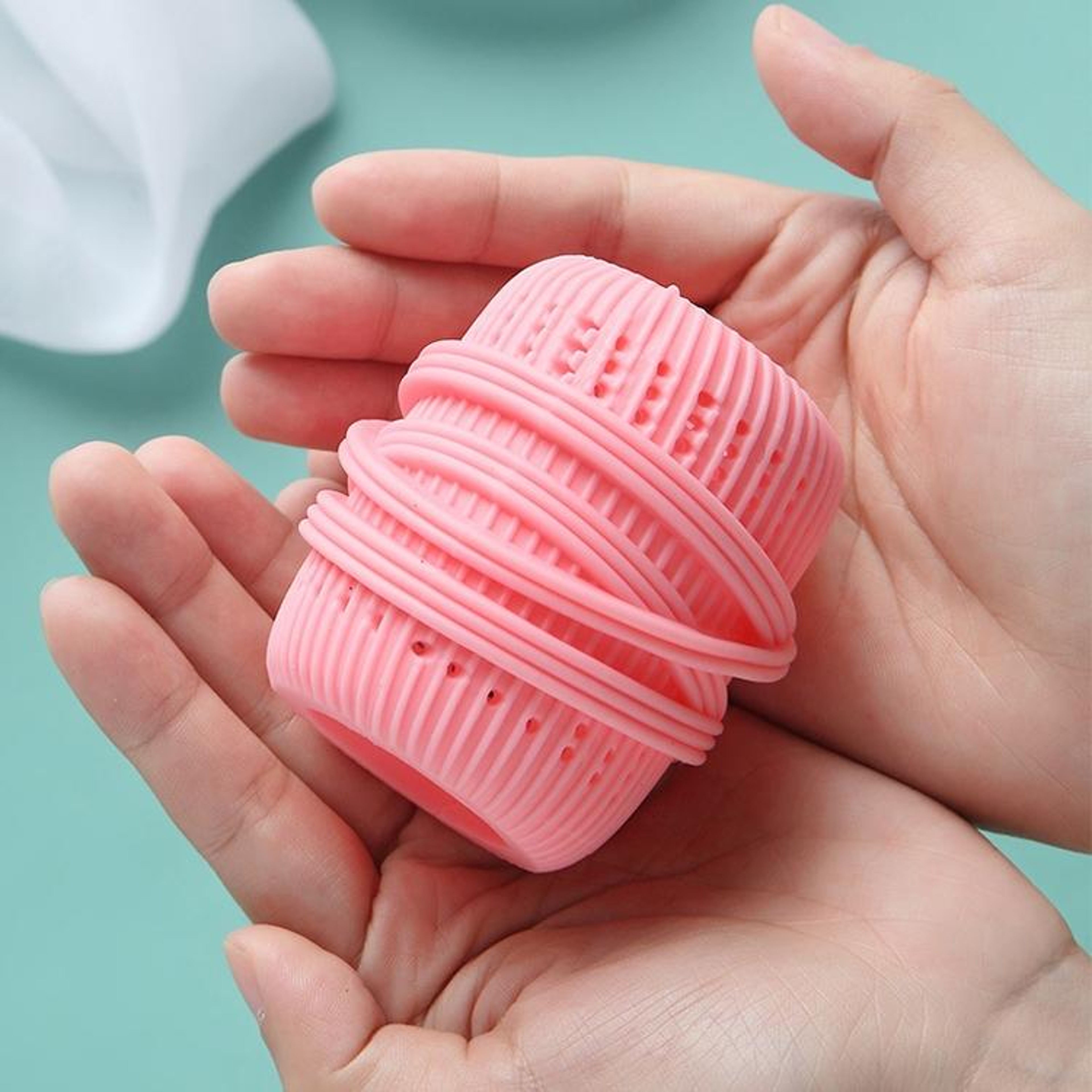 Anti Tangle Laundry Ball Reusable Washing Machine Cleaning Ball for Cleaner Softer Clothes – view 4