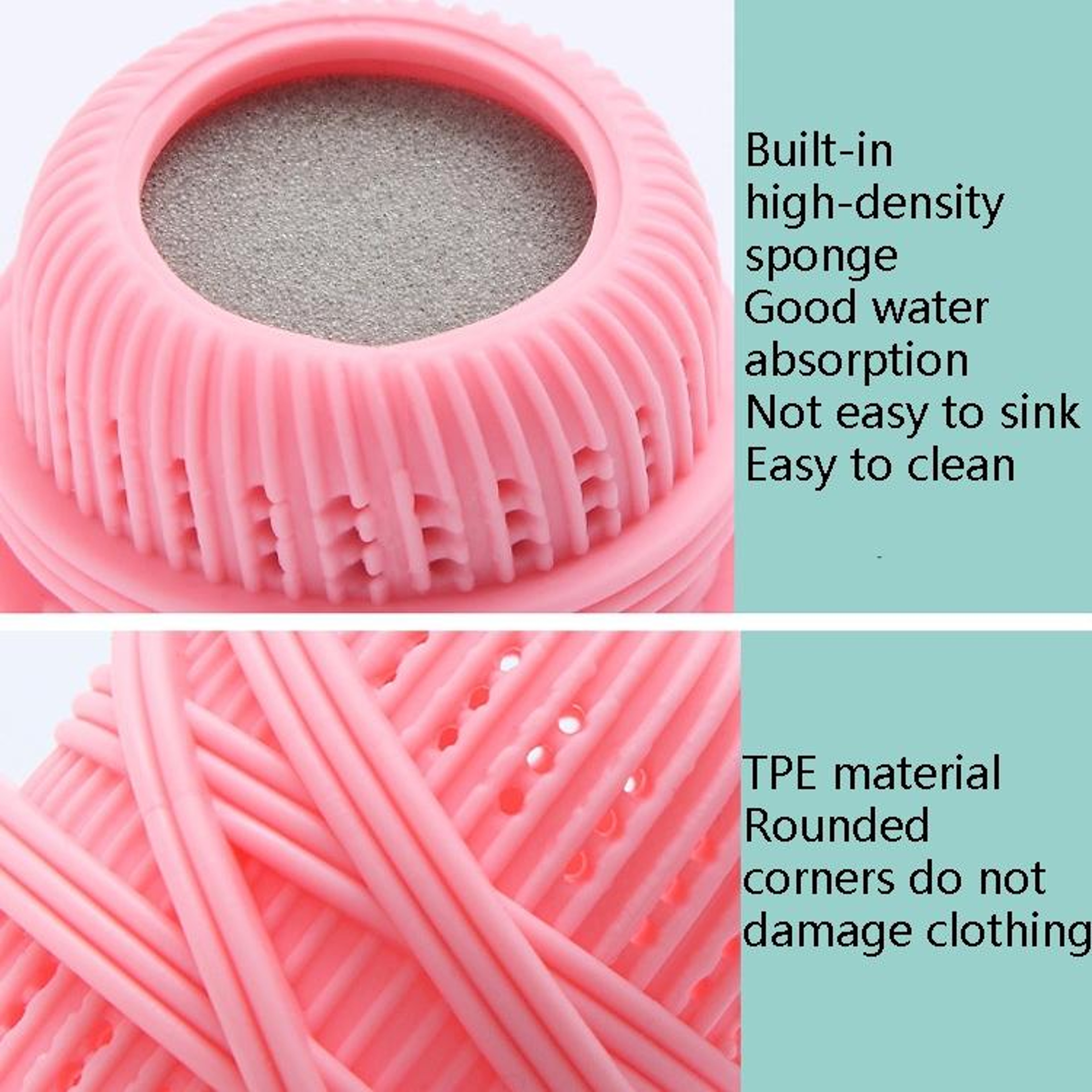 Anti Tangle Laundry Ball Reusable Washing Machine Cleaning Ball for Cleaner Softer Clothes – view 6