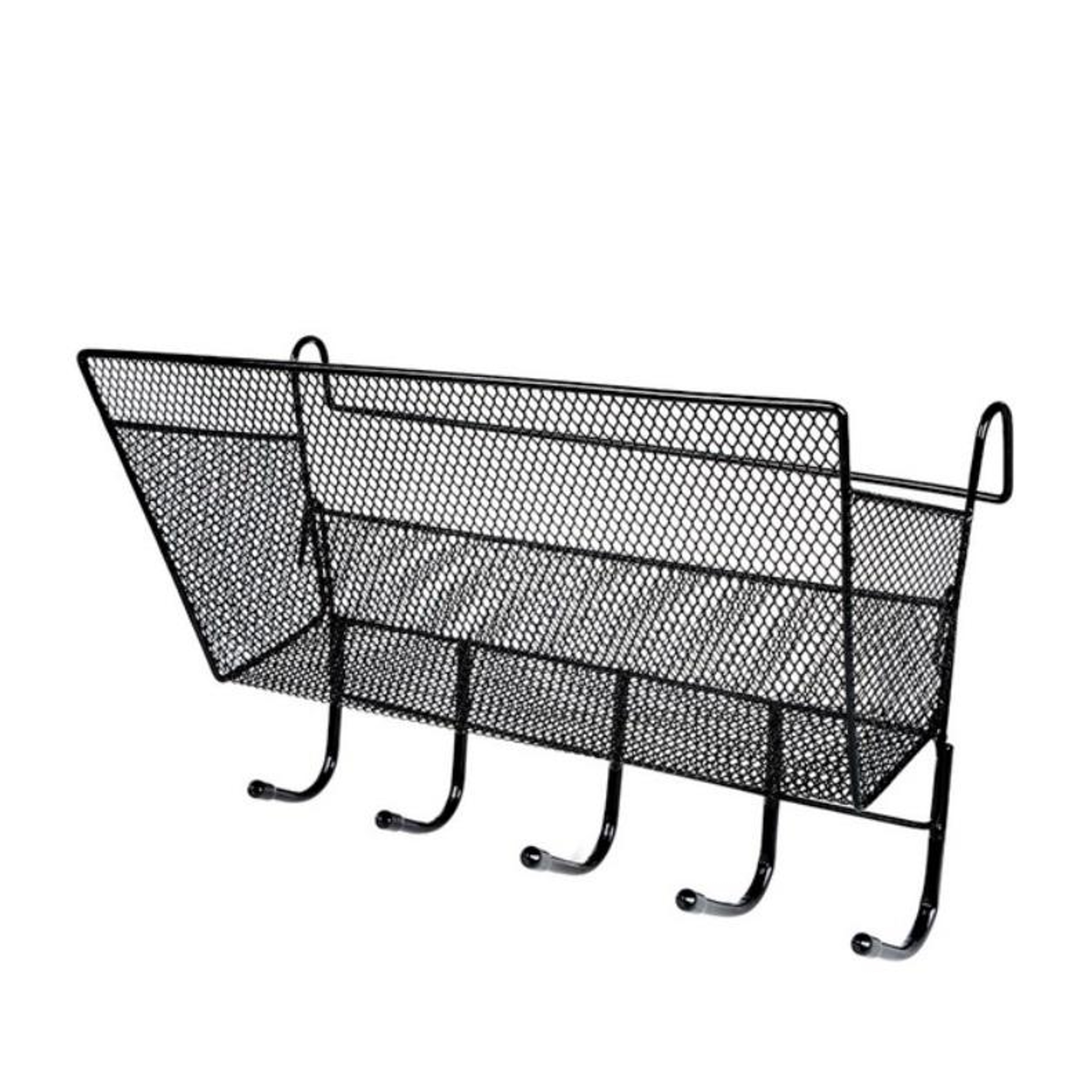 Dorm Bedside Storage Rack Hanging Bedside Organizer Basket with Heavy Duty Hooks – view 14