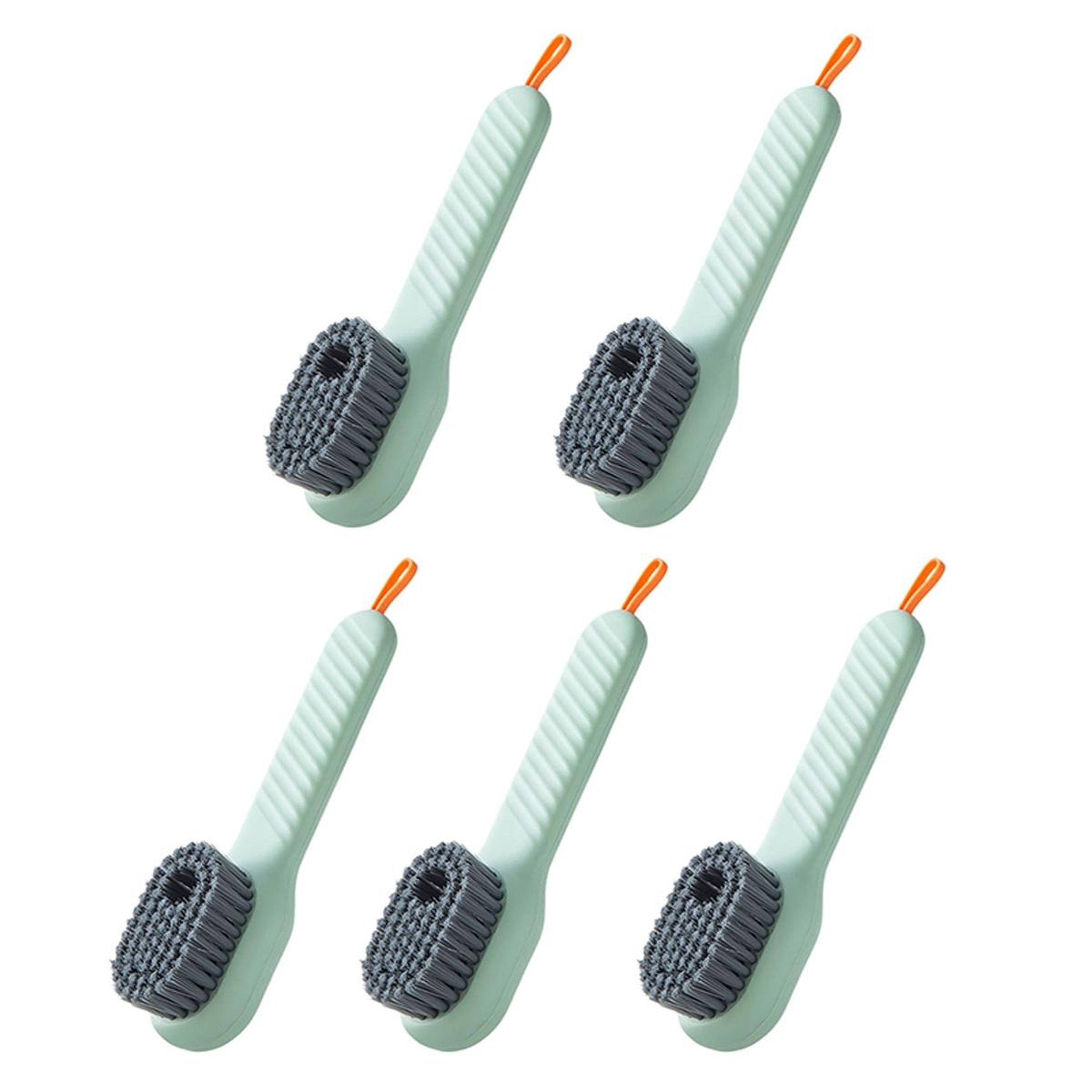 Liquid Shoe Cleaning Brush Set With Soft Bristle Shoe Brush And Built In Soap Dispenser 9