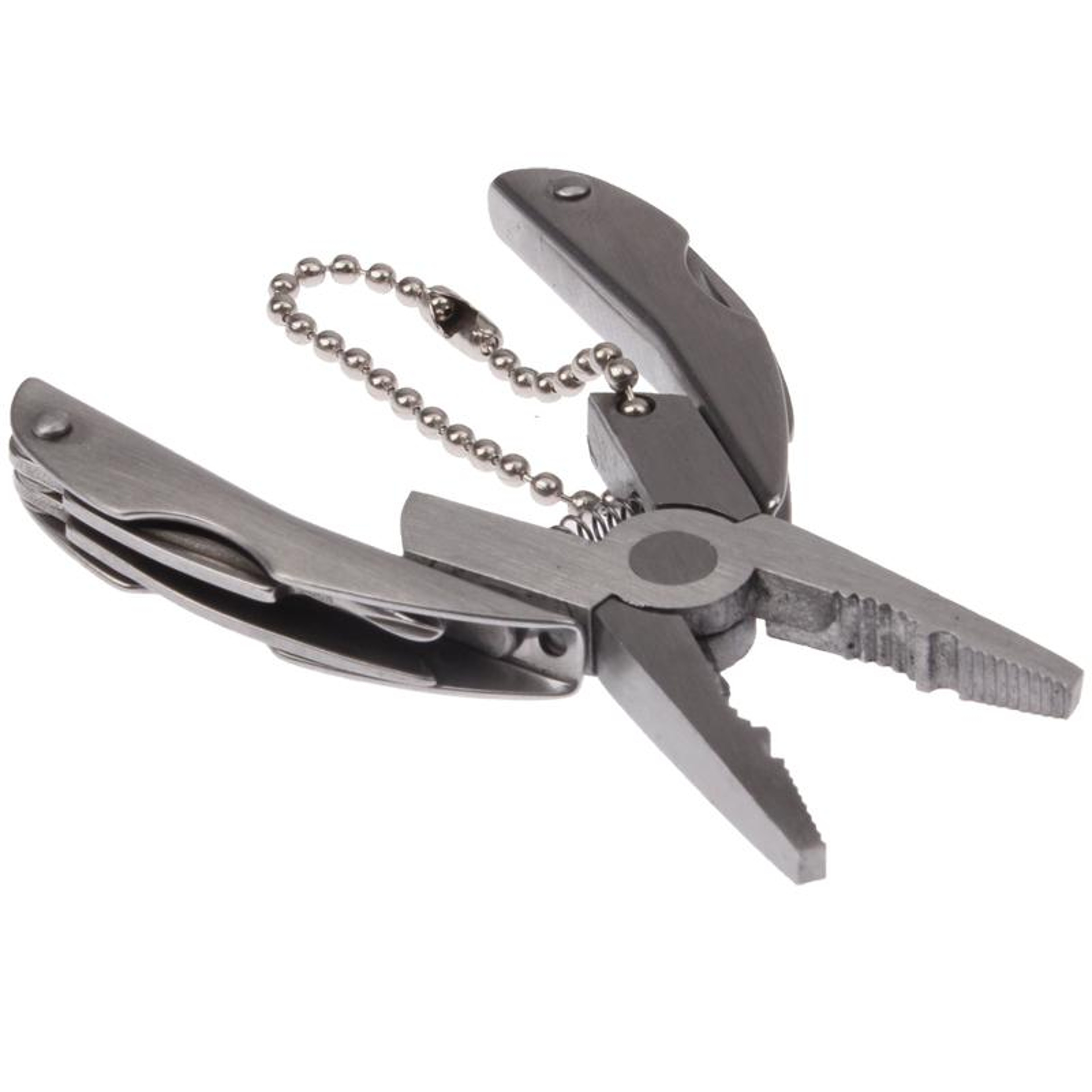 Mini EDC Multitool Stainless Steel Keychain Multi Tool with Pliers Knife Cutter – view 4
