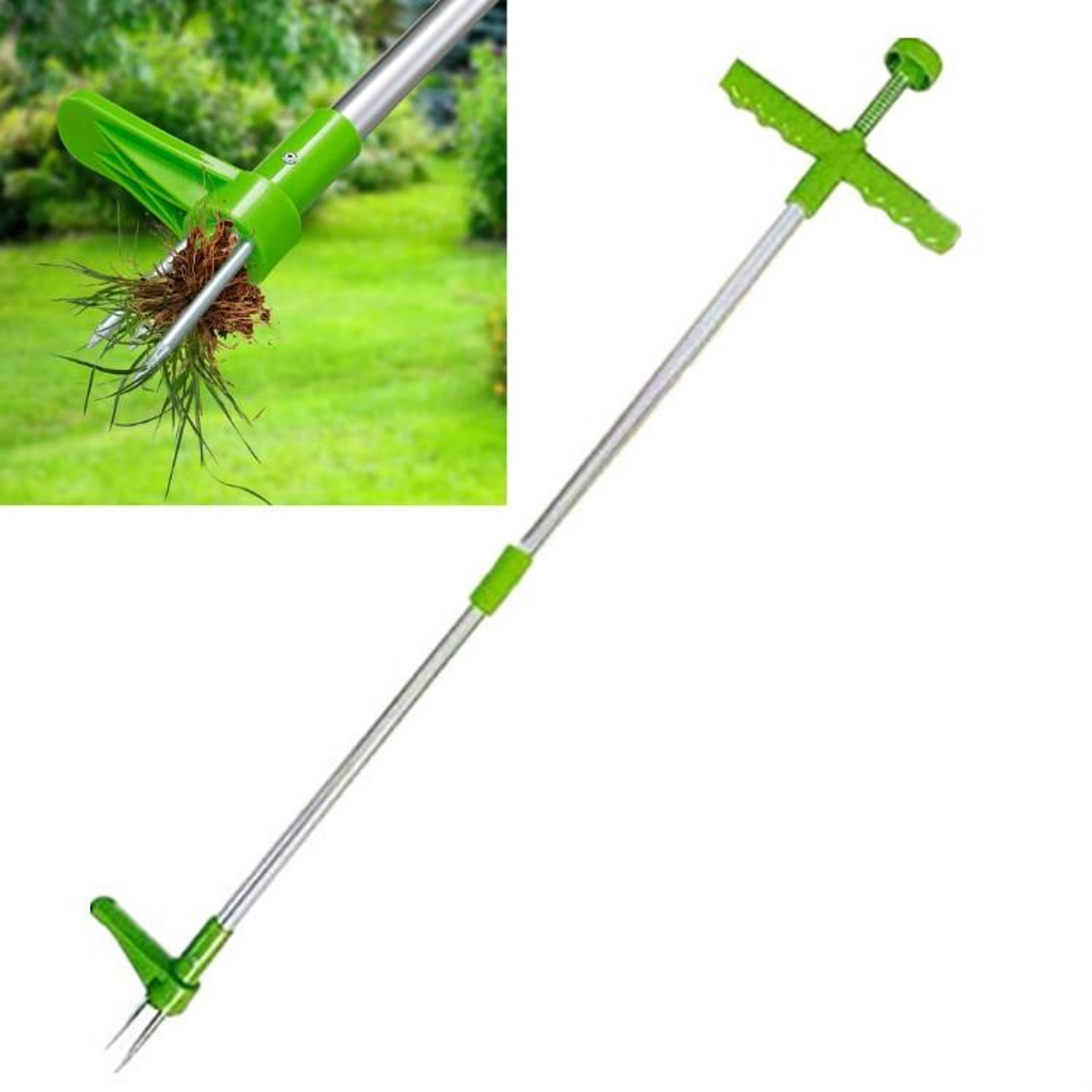 Ergonomic Stand Up Weed Puller and Vertical Foot Weeding Tool – view 7