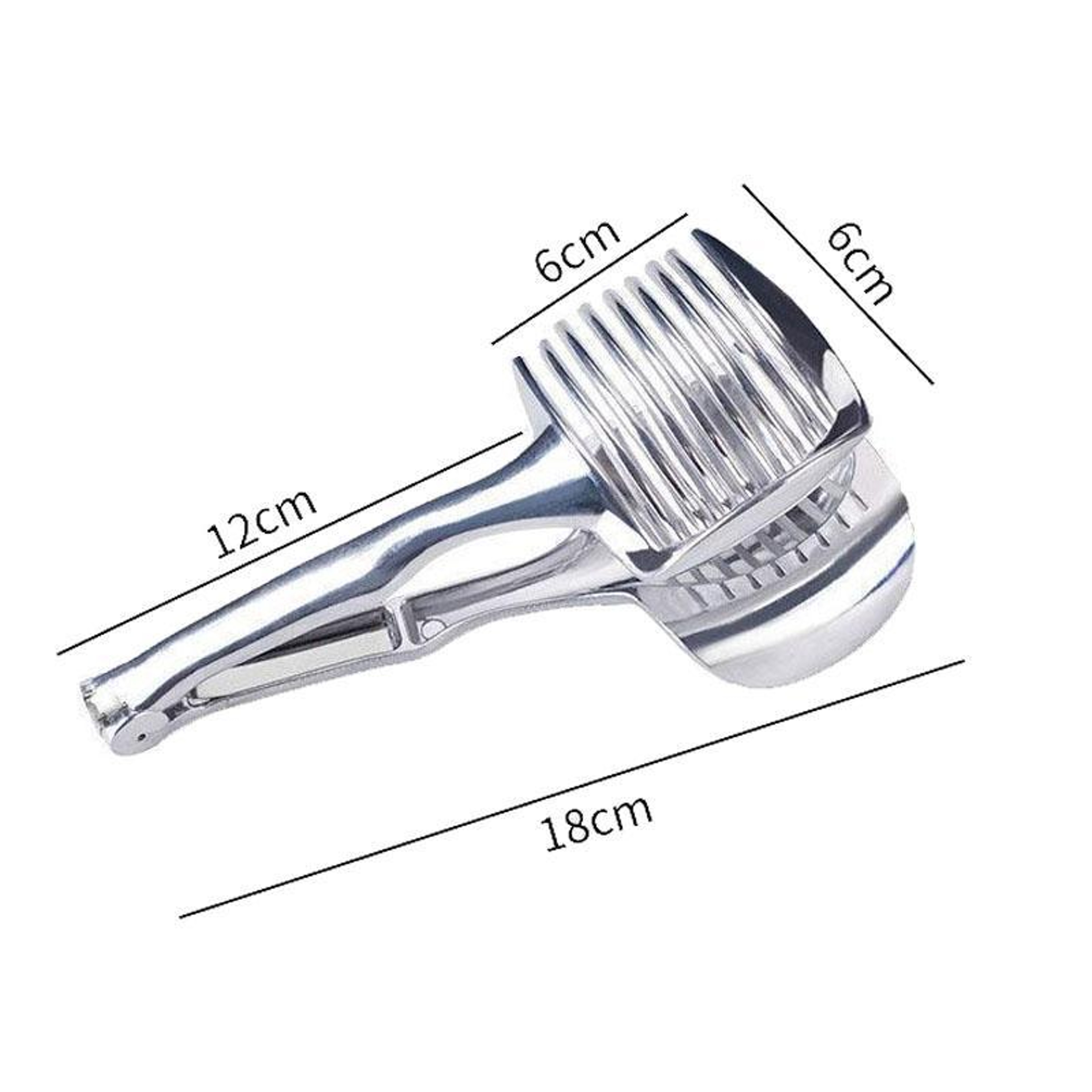 Aluminum Alloy Lemon Slicer Handheld Fruit Cutting Tool And Multipurpose Tomato Slicer Holder 1
