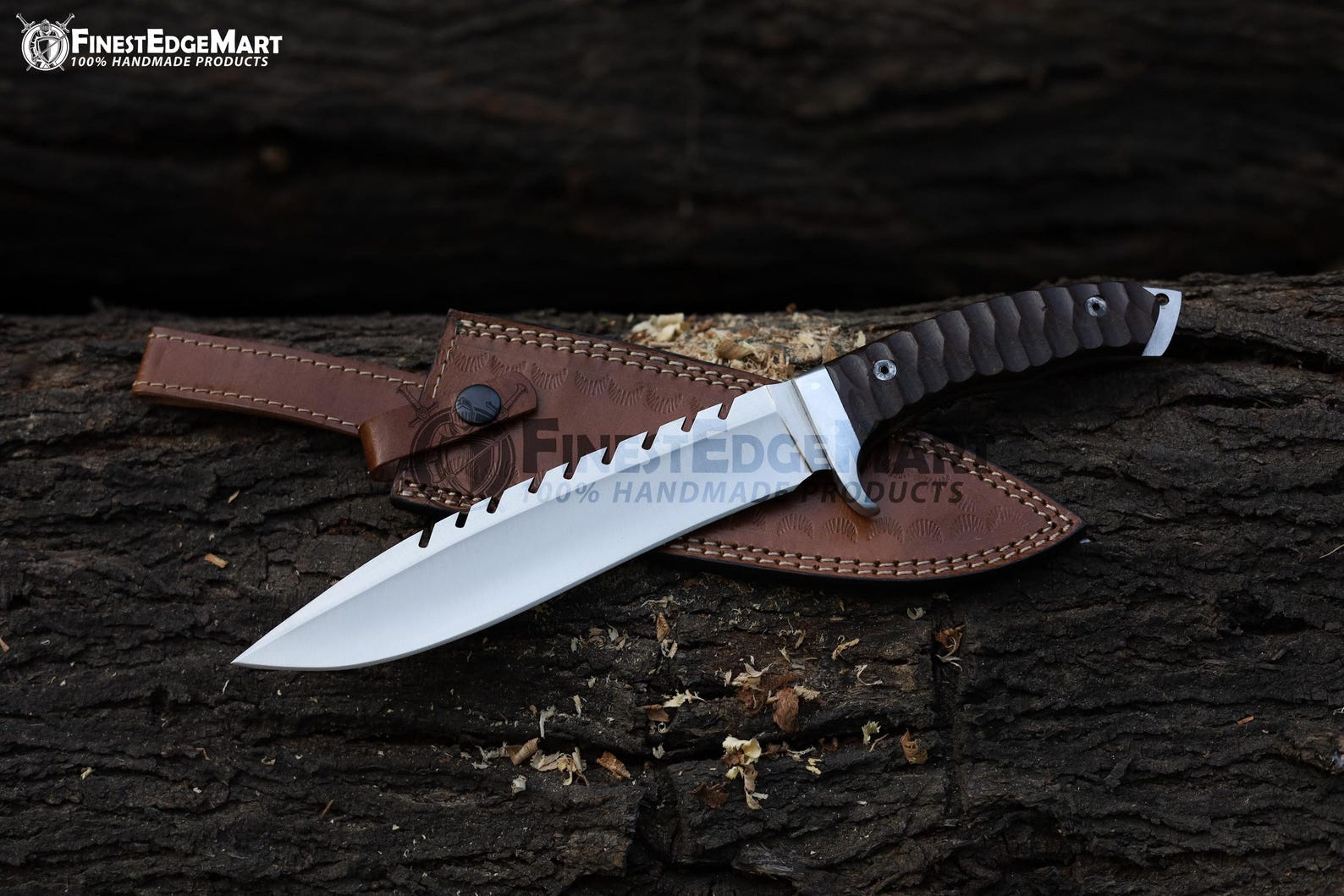 Handmade Carbon Steel Tanto Knife With Micarta Handle Leather Sheath And Sharpening Kit  Perfect Gi