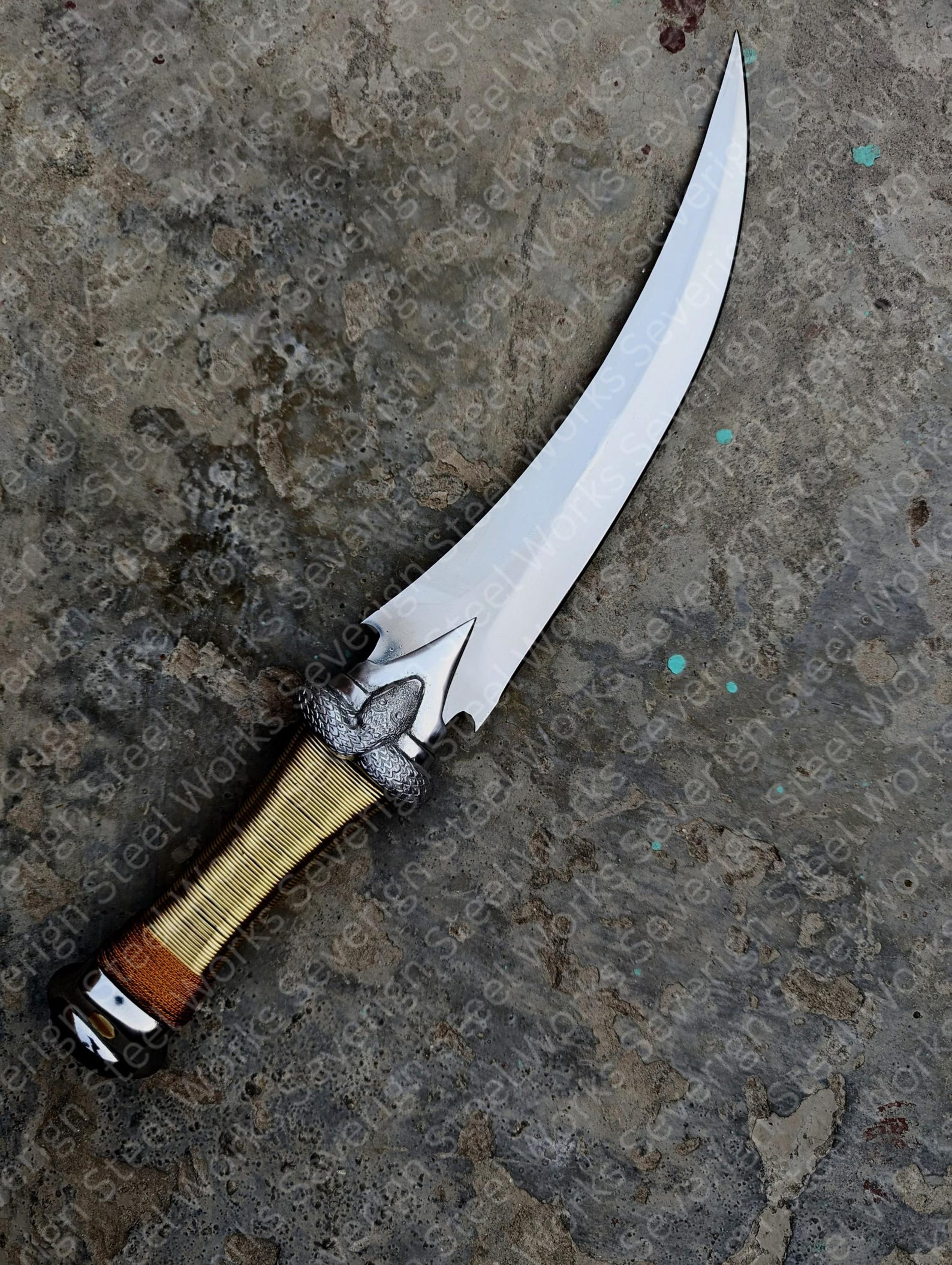 175 Padan Fain Fantasy Replica Wheel Of Time Inspired Leather Scabbard Collectible Sword For C 7