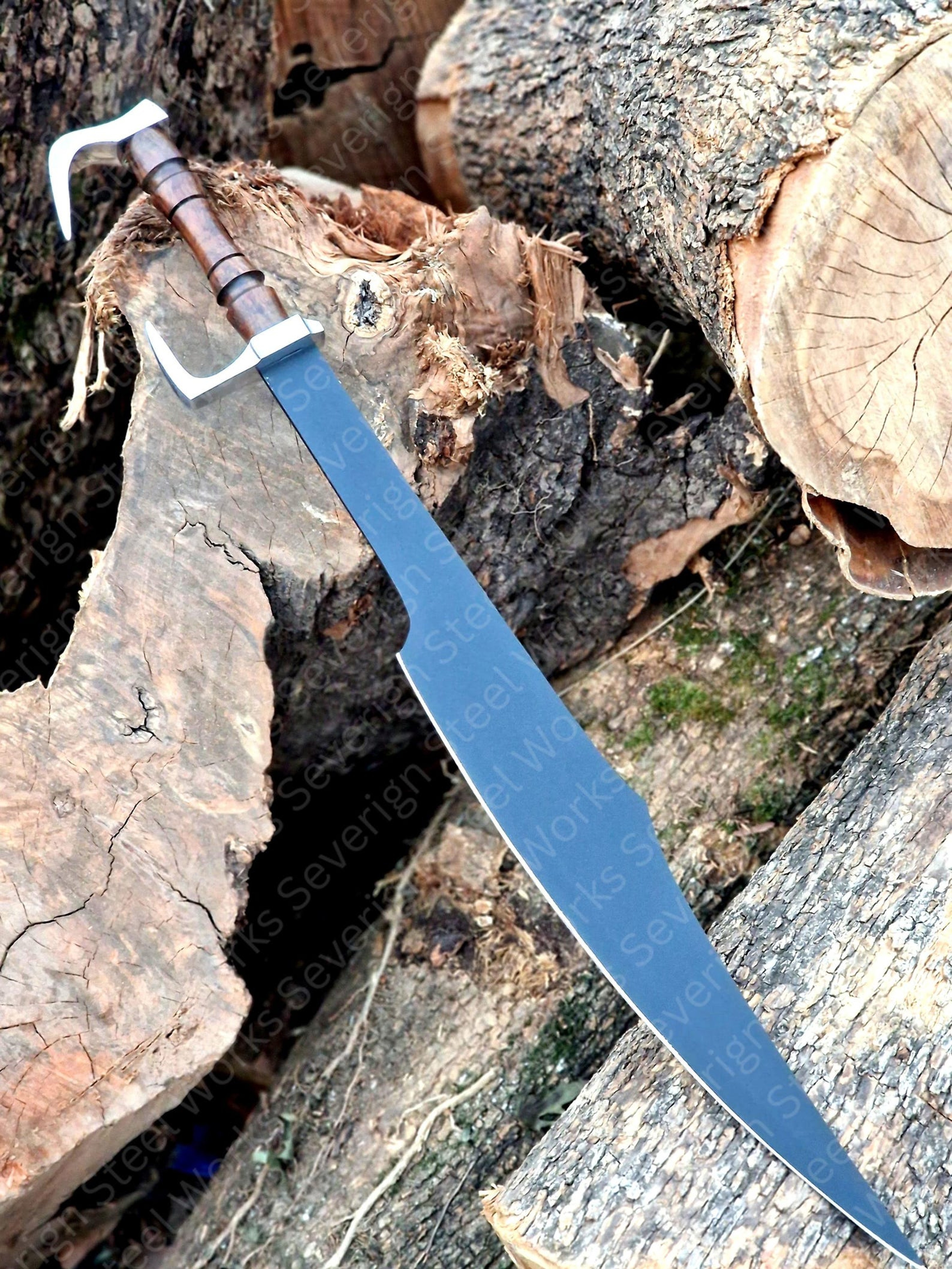 J2 Stainless Steel Sparta Replica Leonidas 300 Inspired Spartan Collectible With Leather Sheat 3