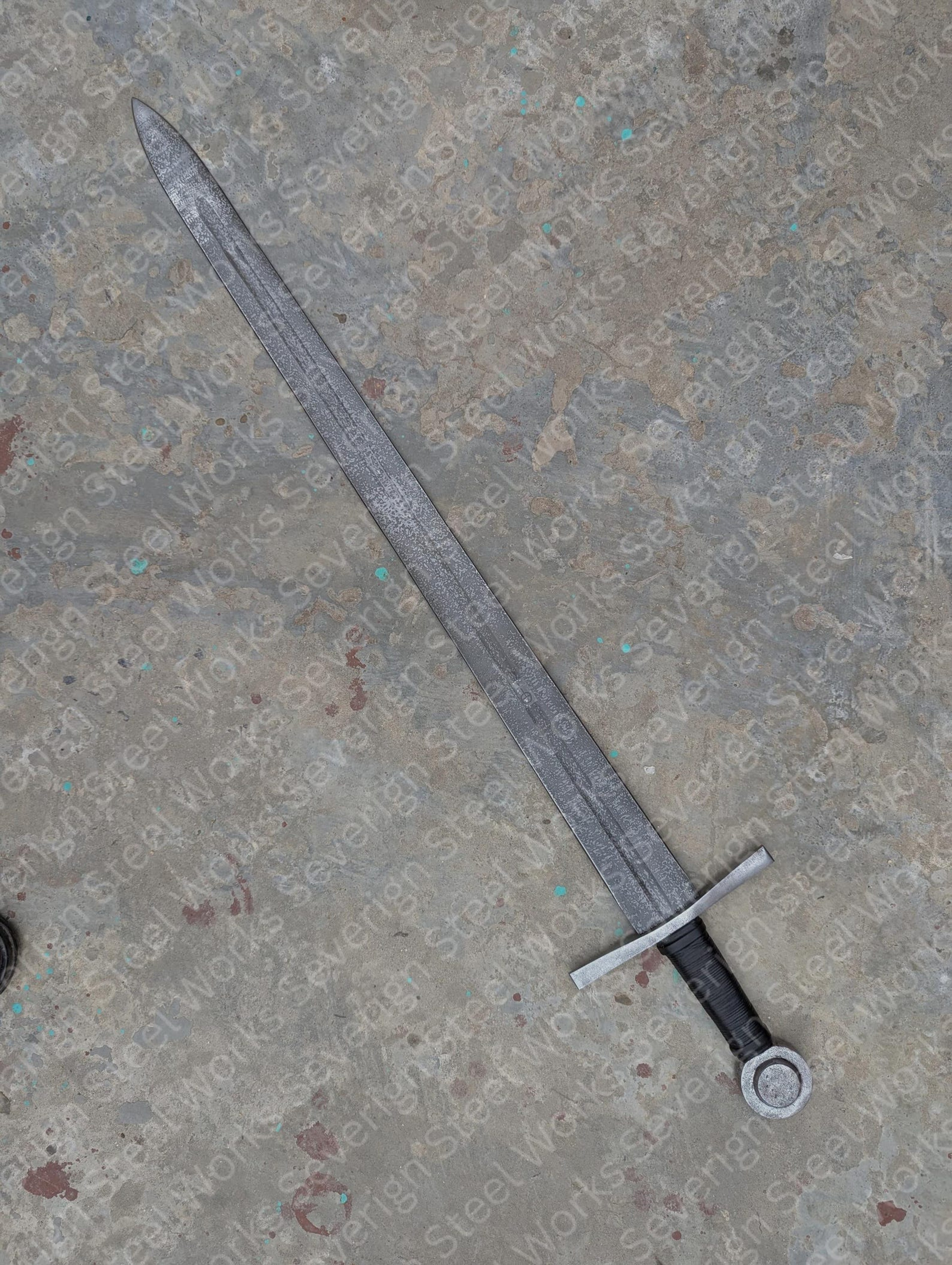 Authentic 12th Century Knight Sword Replica DoubleEdged Medieval Display Sword For Cosplay Co 6