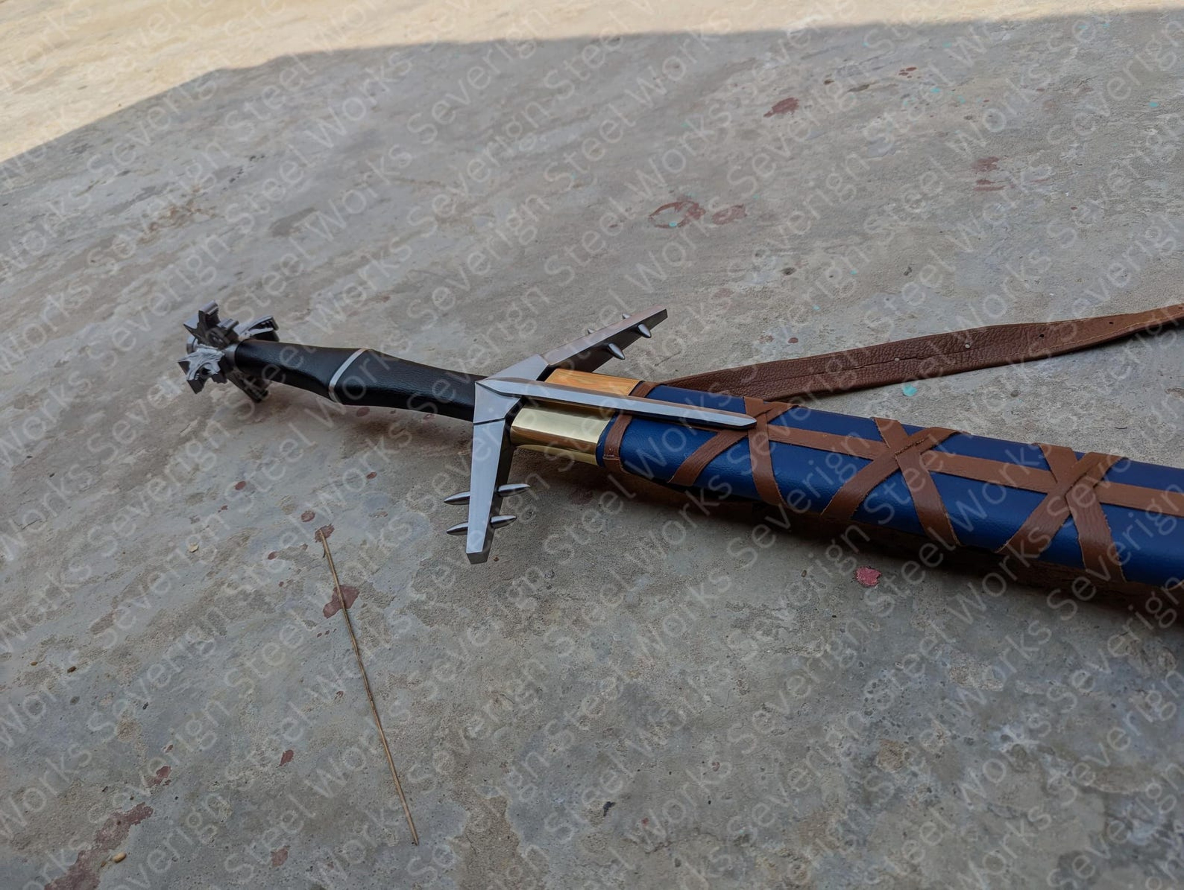 9260 Steel Aerondight Witcher Sword Fantasy Collectible Handmade Lady Of The Lake Sword With S 9
