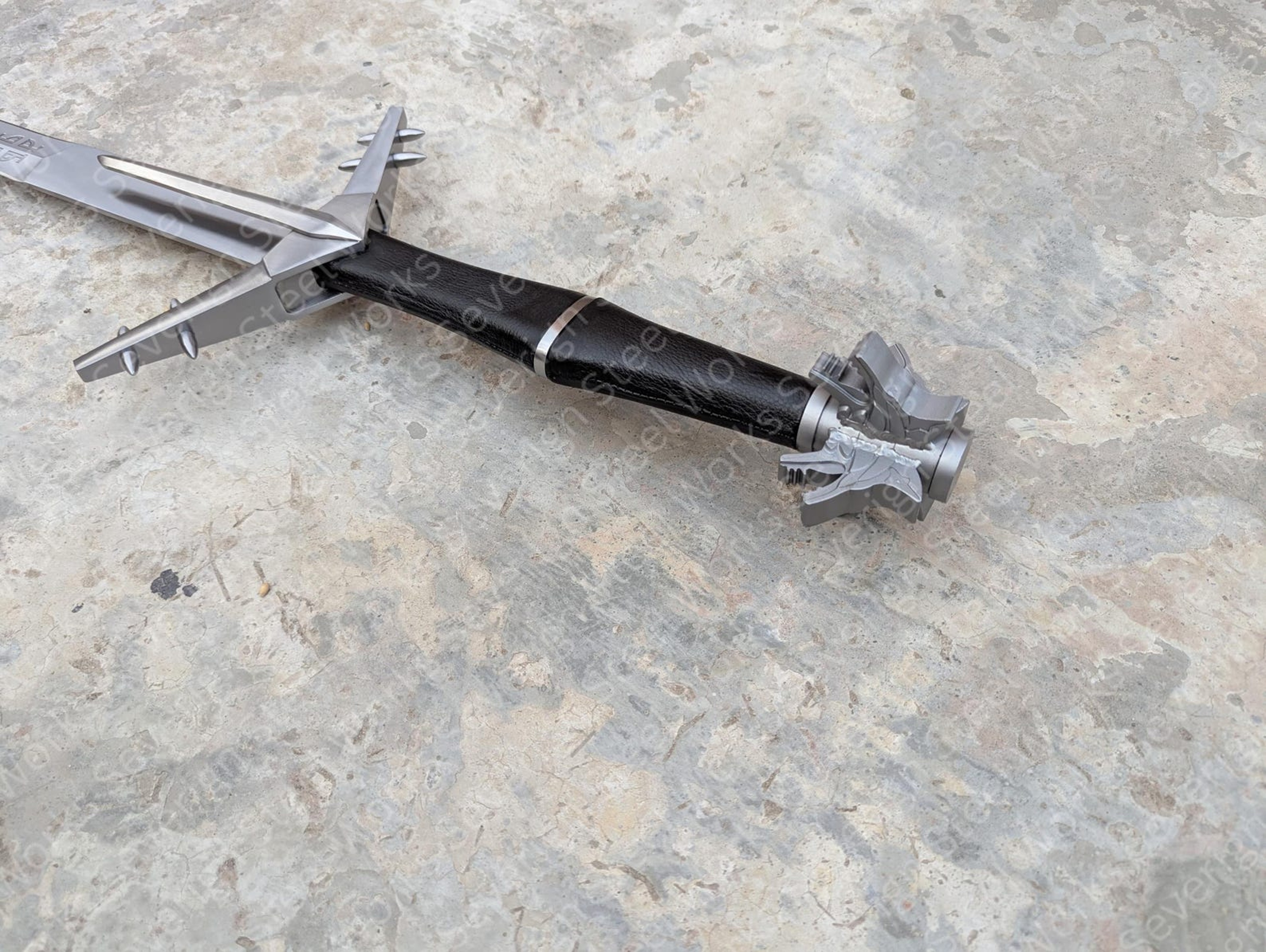 9260 Steel Aerondight Witcher Sword Fantasy Collectible Handmade Lady Of The Lake Sword With S 8