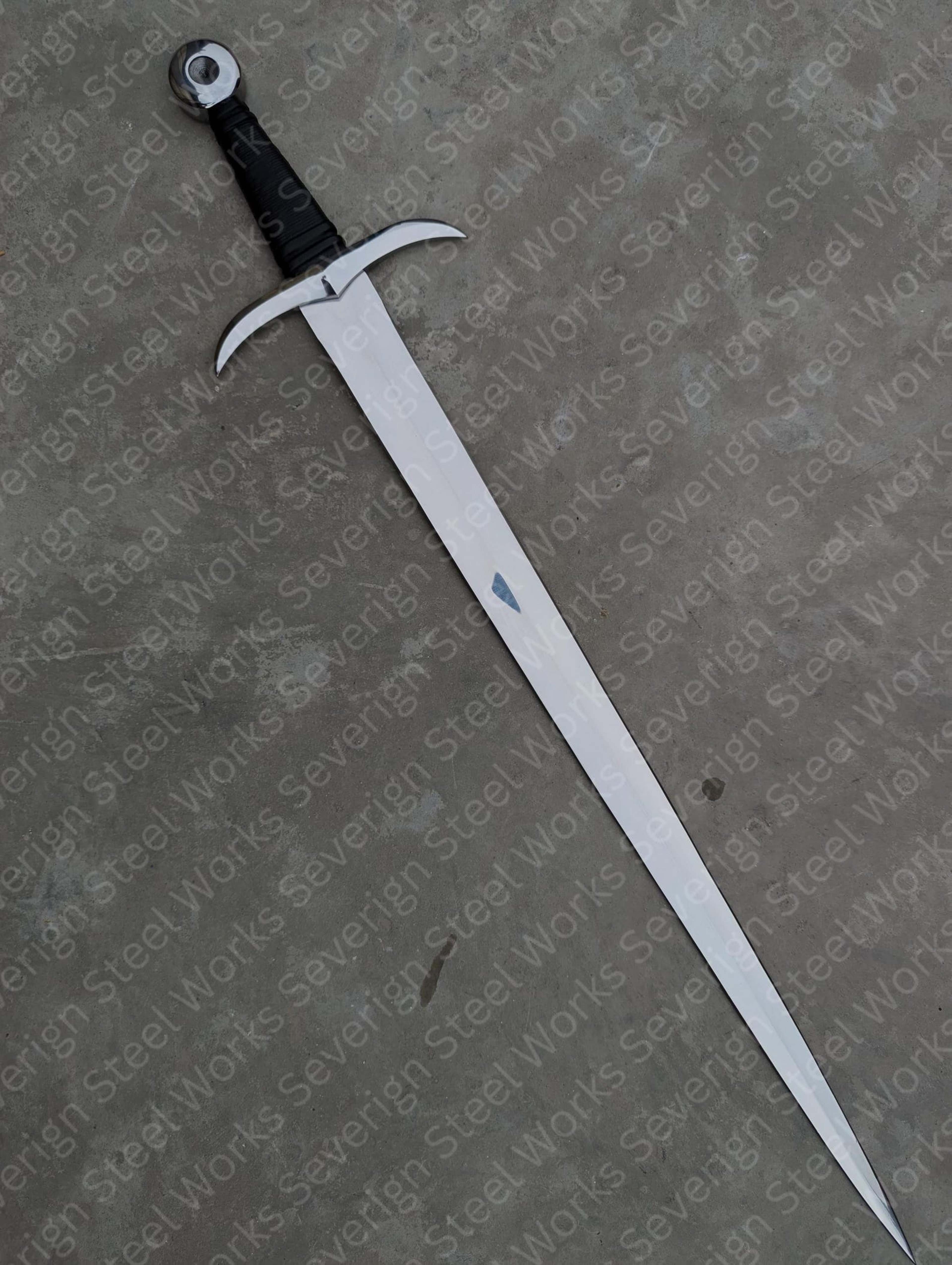 Authentic Medieval Knight Sword Replica HandForged High Carbon Steel 35 FullSize Collectors 6