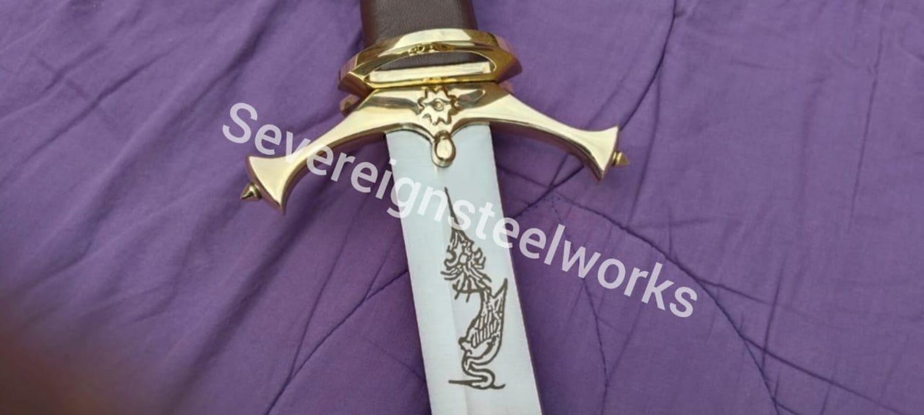 43 High Carbon Steel Heron Mark Replica Limited Edition WheelInspired Medieval Sword For Fant 4