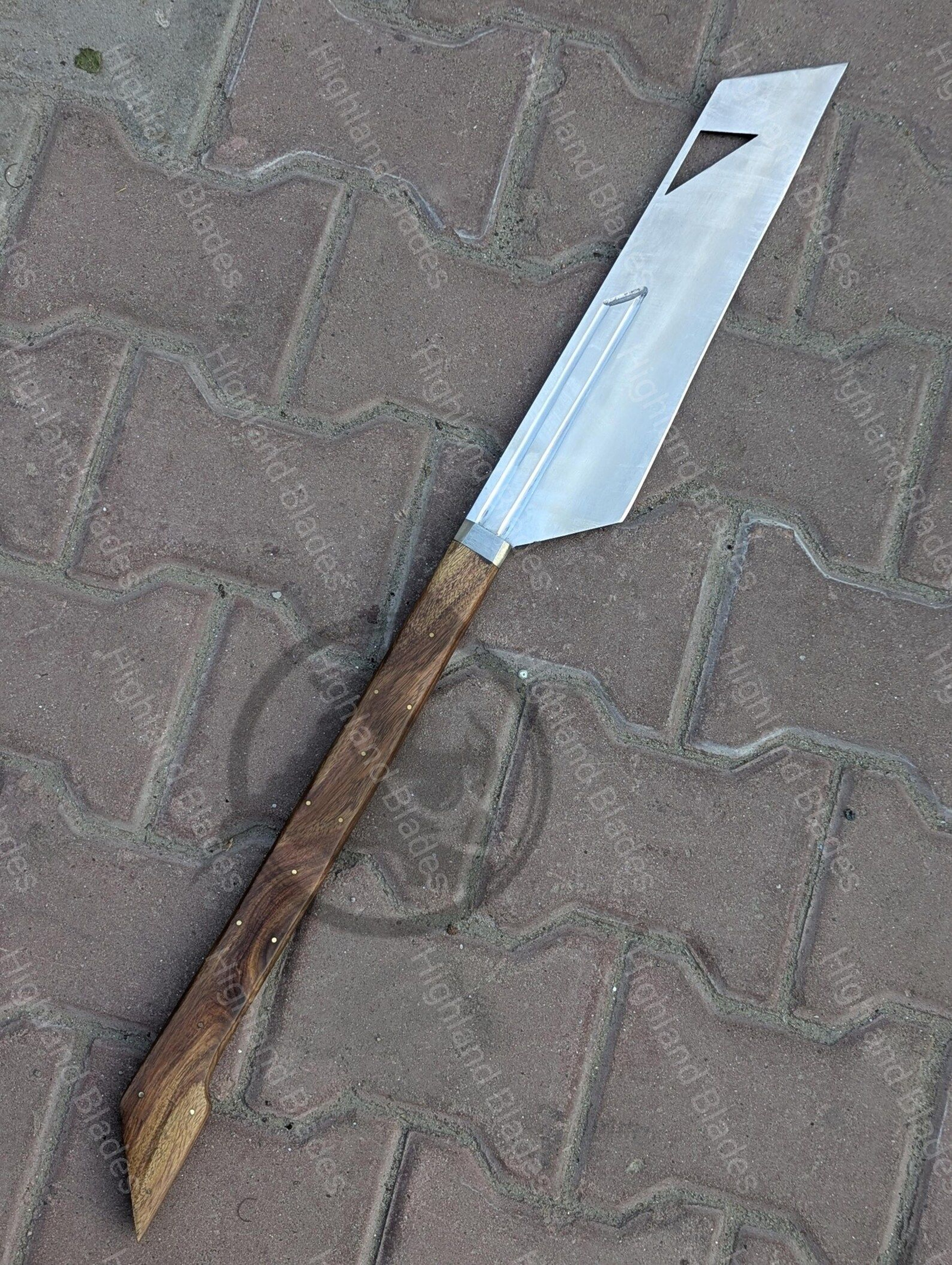 Custom Dao Machete Handcrafted High Carbon Steel Jungle Machete With Premium Leather Sheath C 6